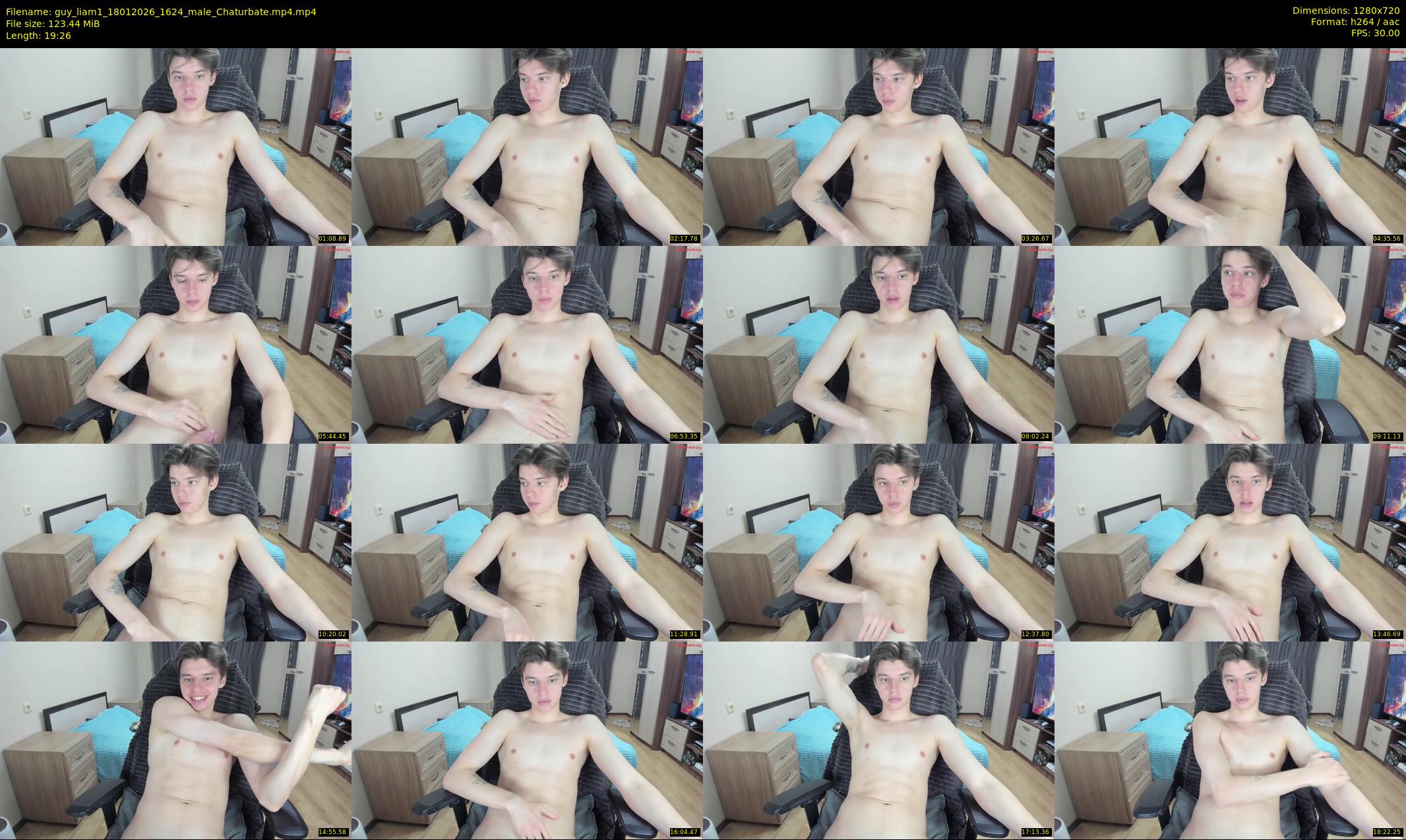 guy_liam1 — 20 minute Chaturbate male cam show recording, 720p, Jan 18, 2026