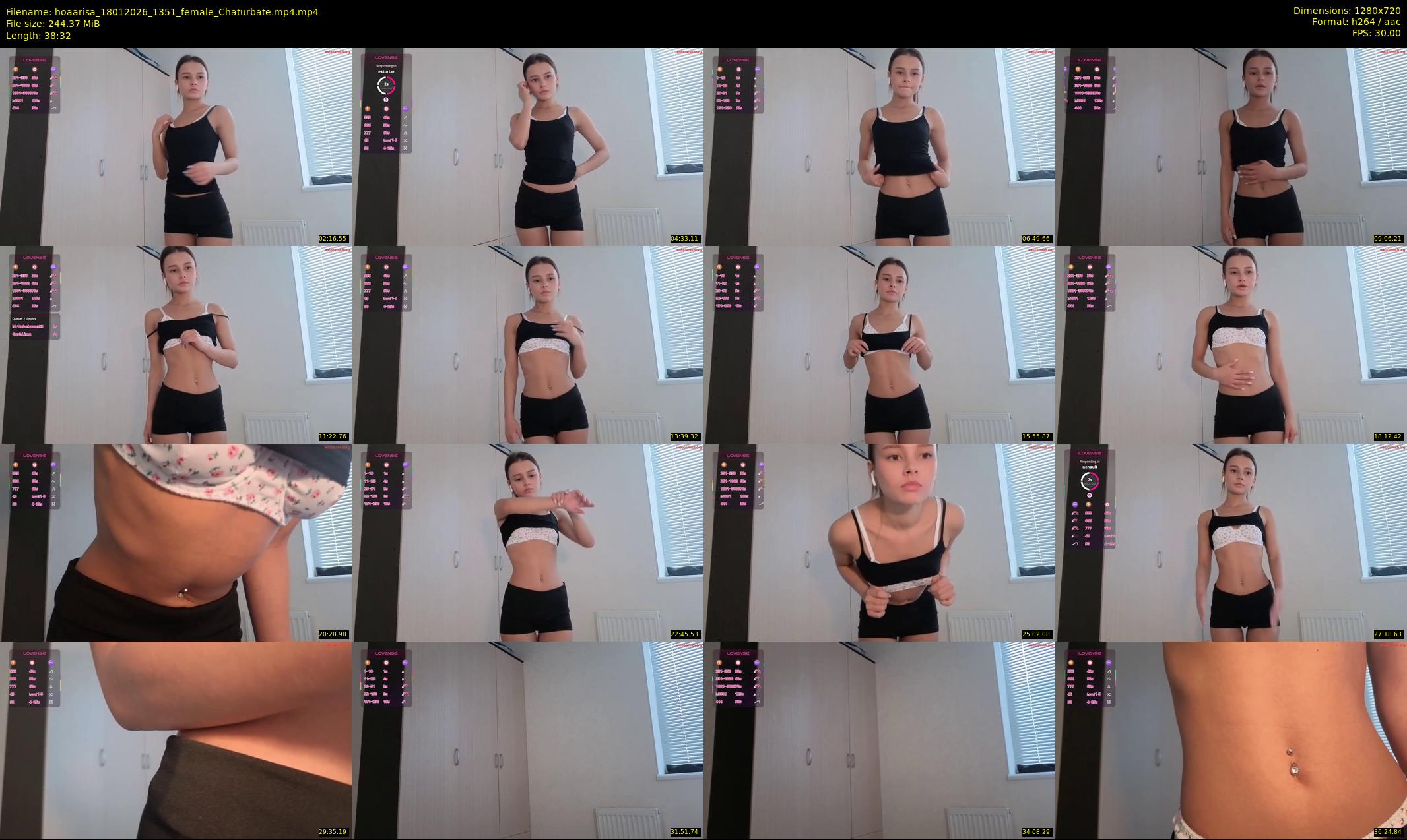 hoaarisa — 39 minute Chaturbate female cam show recording, 720p, Jan 18, 2026