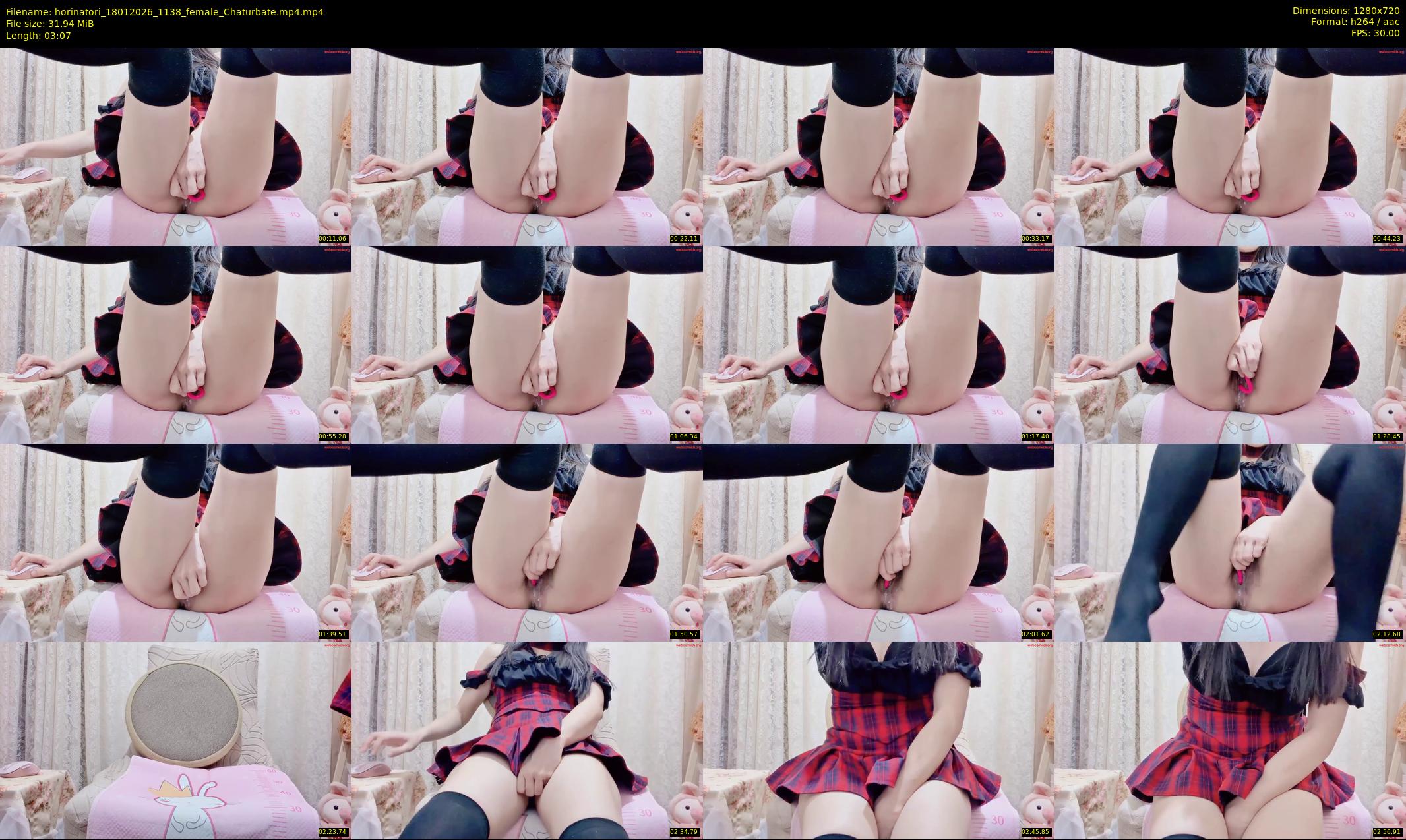 horinatori — 4 minute Chaturbate female cam show recording, 720p, Jan 18, 2026