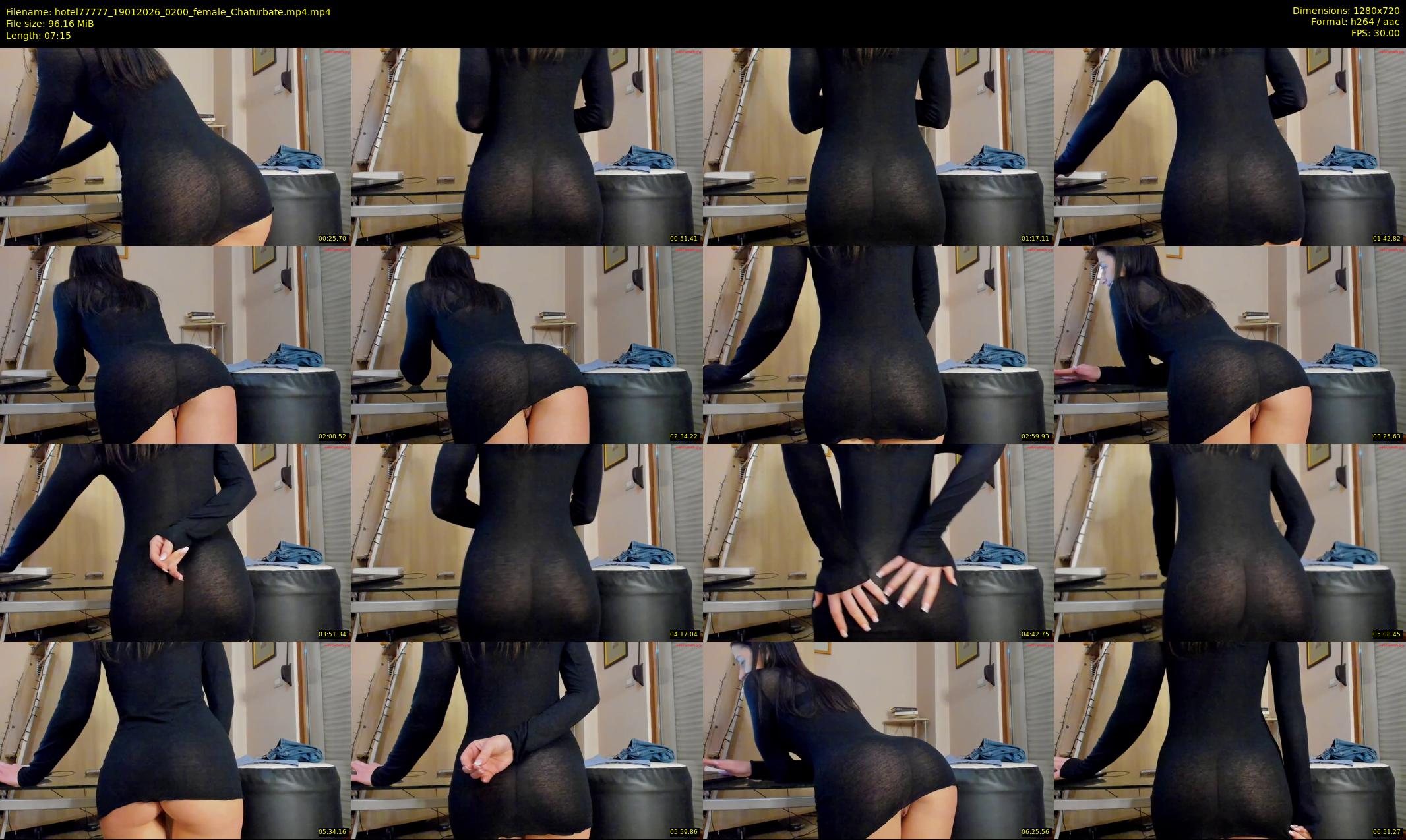 hotel77777 — 8 minute Chaturbate female cam show recording, 720p, Jan 19, 2026