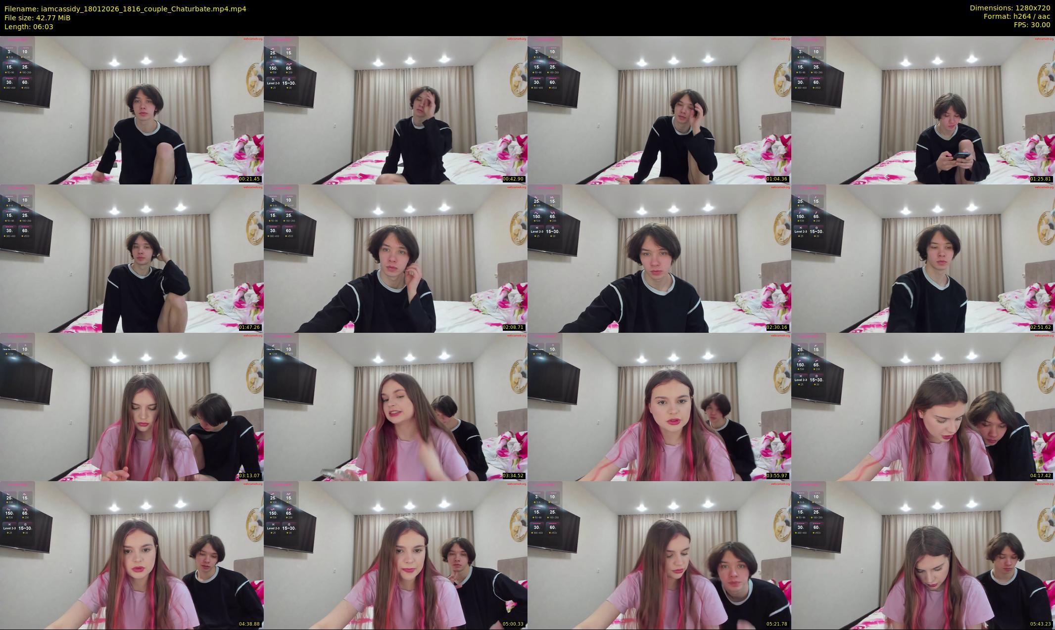 iamcassidy — 7 minute Chaturbate female cam show recording, 720p, Jan 18, 2026