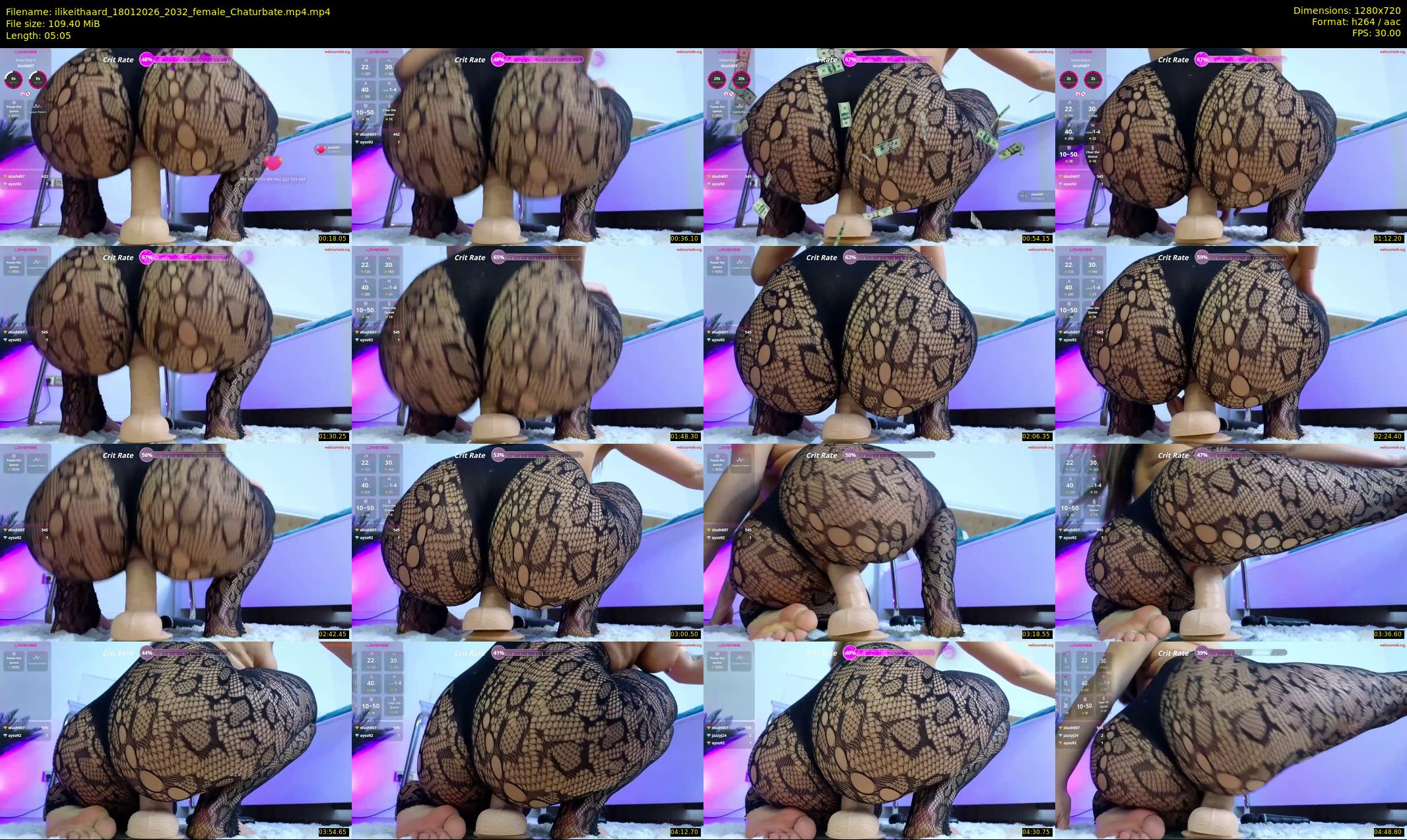 ilikeithaard — 6 minute Chaturbate female cam show recording, 720p, Jan 18, 2026