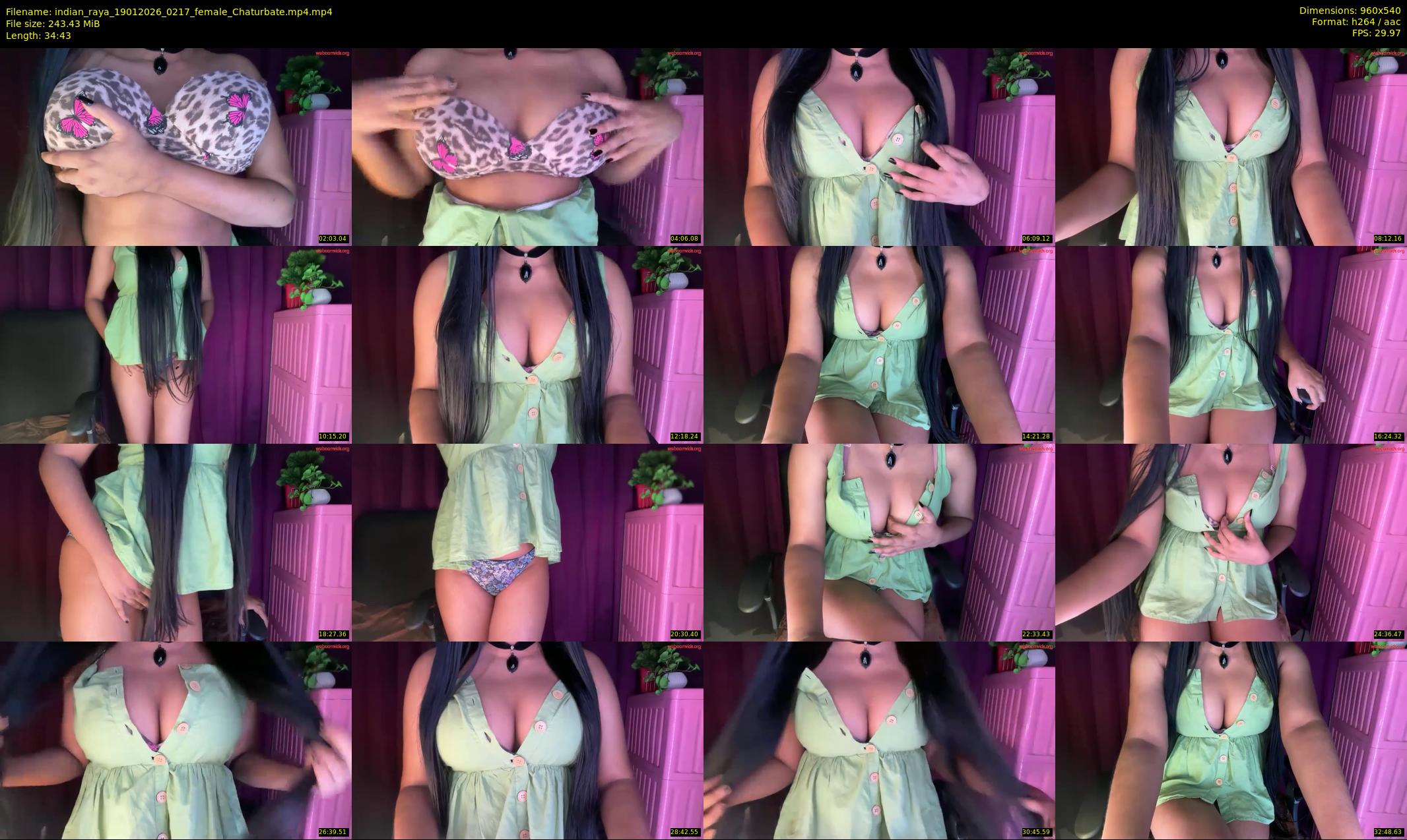 indian_raya — 35 minute Chaturbate female cam show recording, 480p, Jan 19, 2026