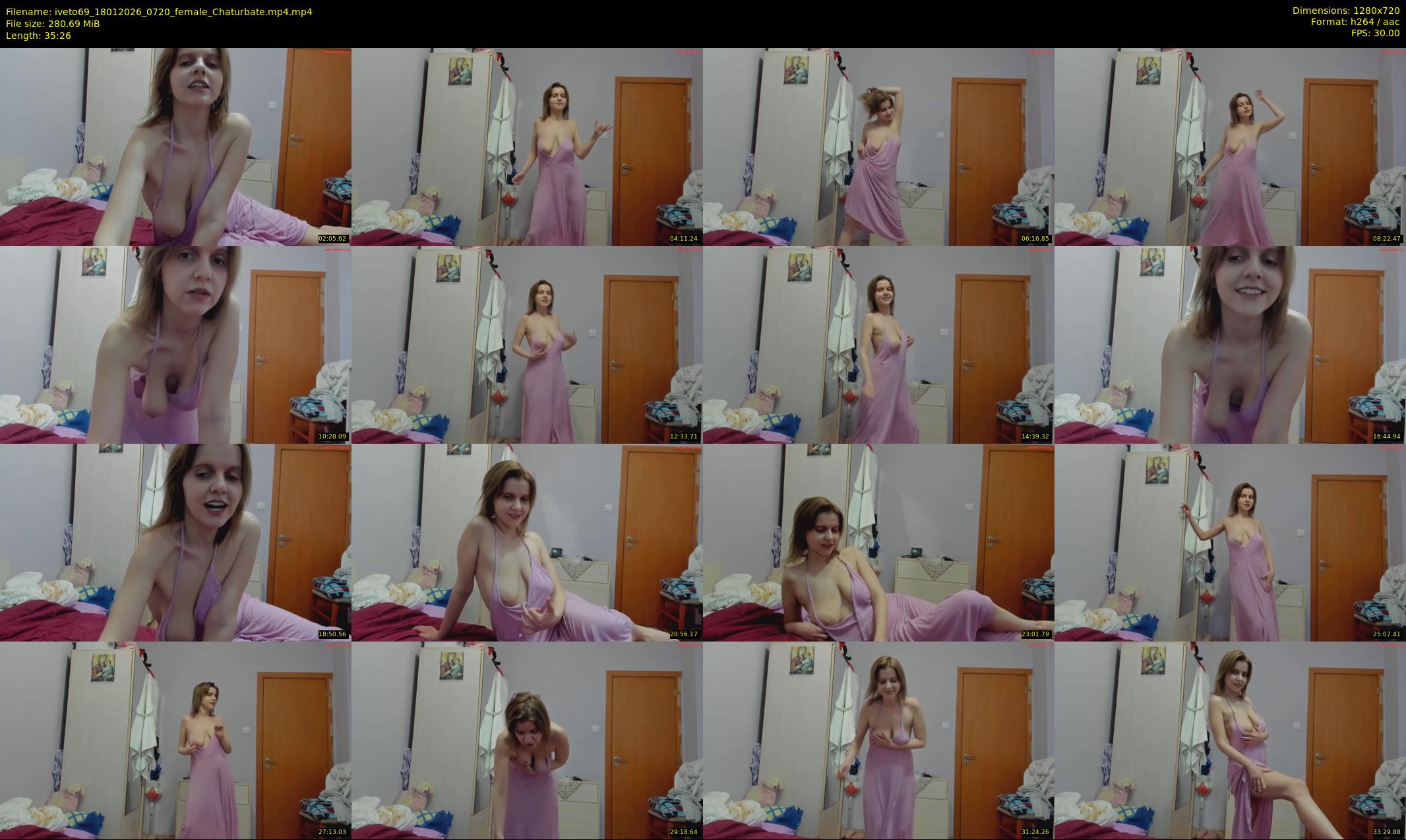 iveto69 — 36 minute Chaturbate female cam show recording, 720p, Jan 18, 2026