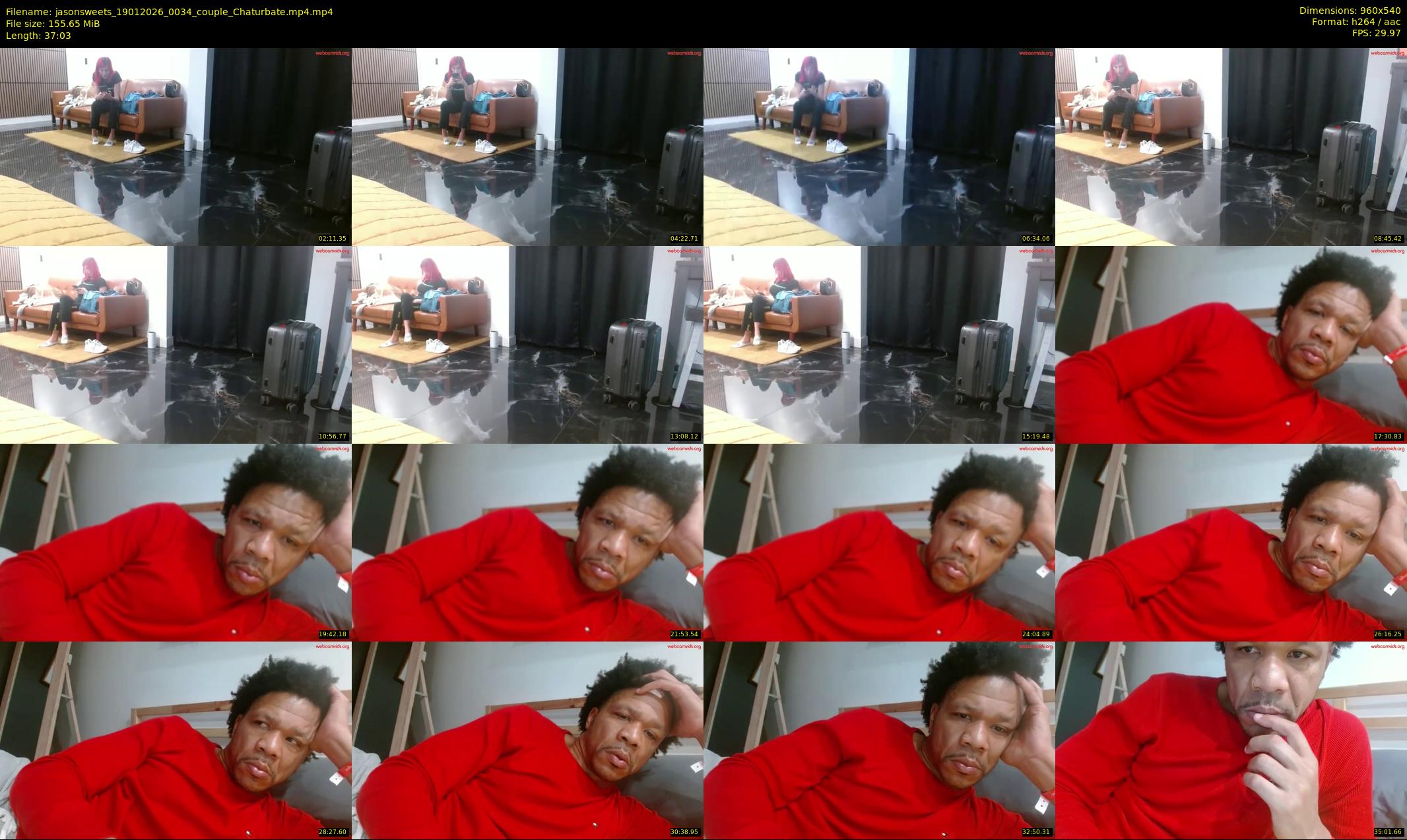 jasonsweets — 38 minute Chaturbate couple cam show recording, 480p, Jan 19, 2026