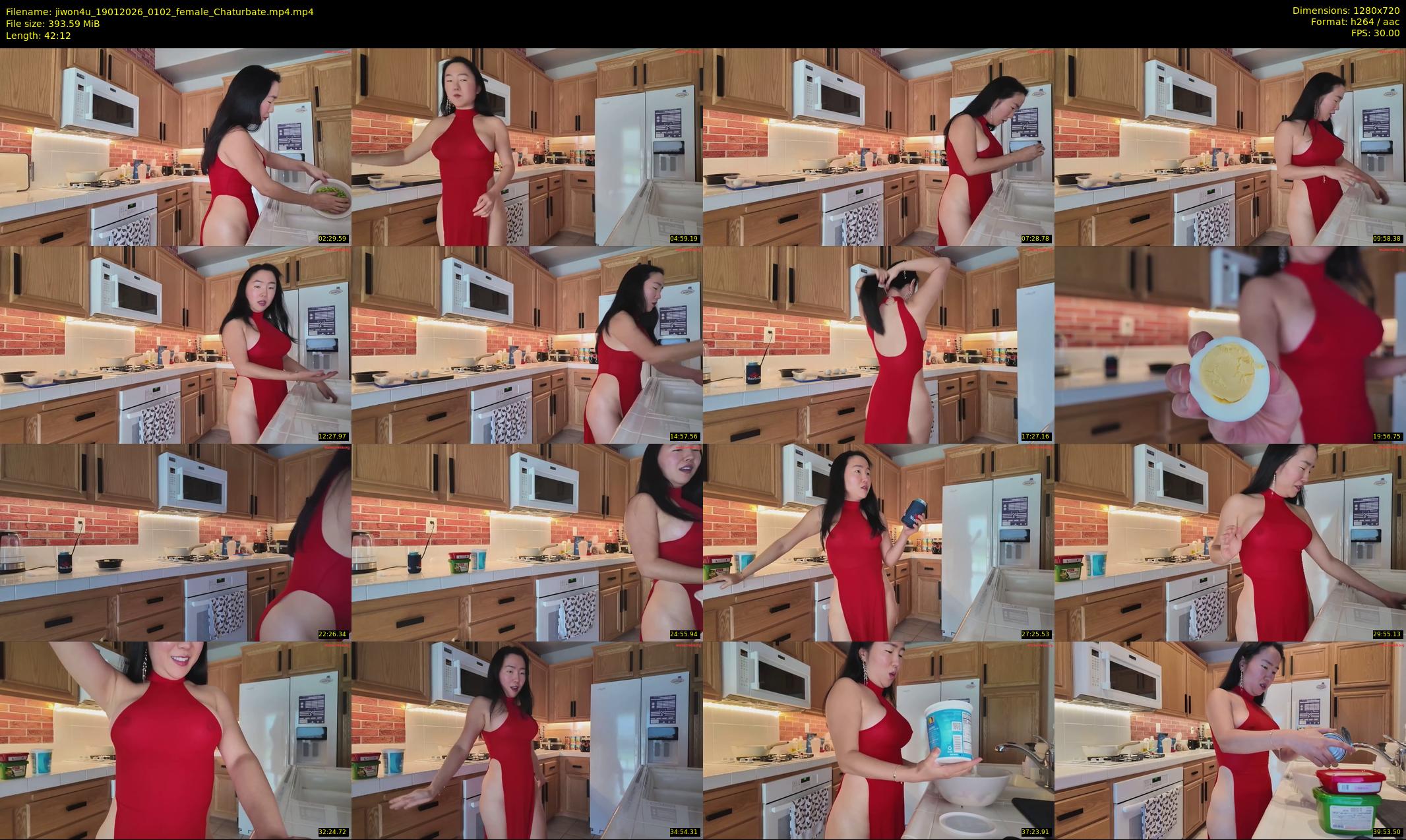 jiwon4u — 43 minute Chaturbate female cam show recording, 720p, Jan 19, 2026