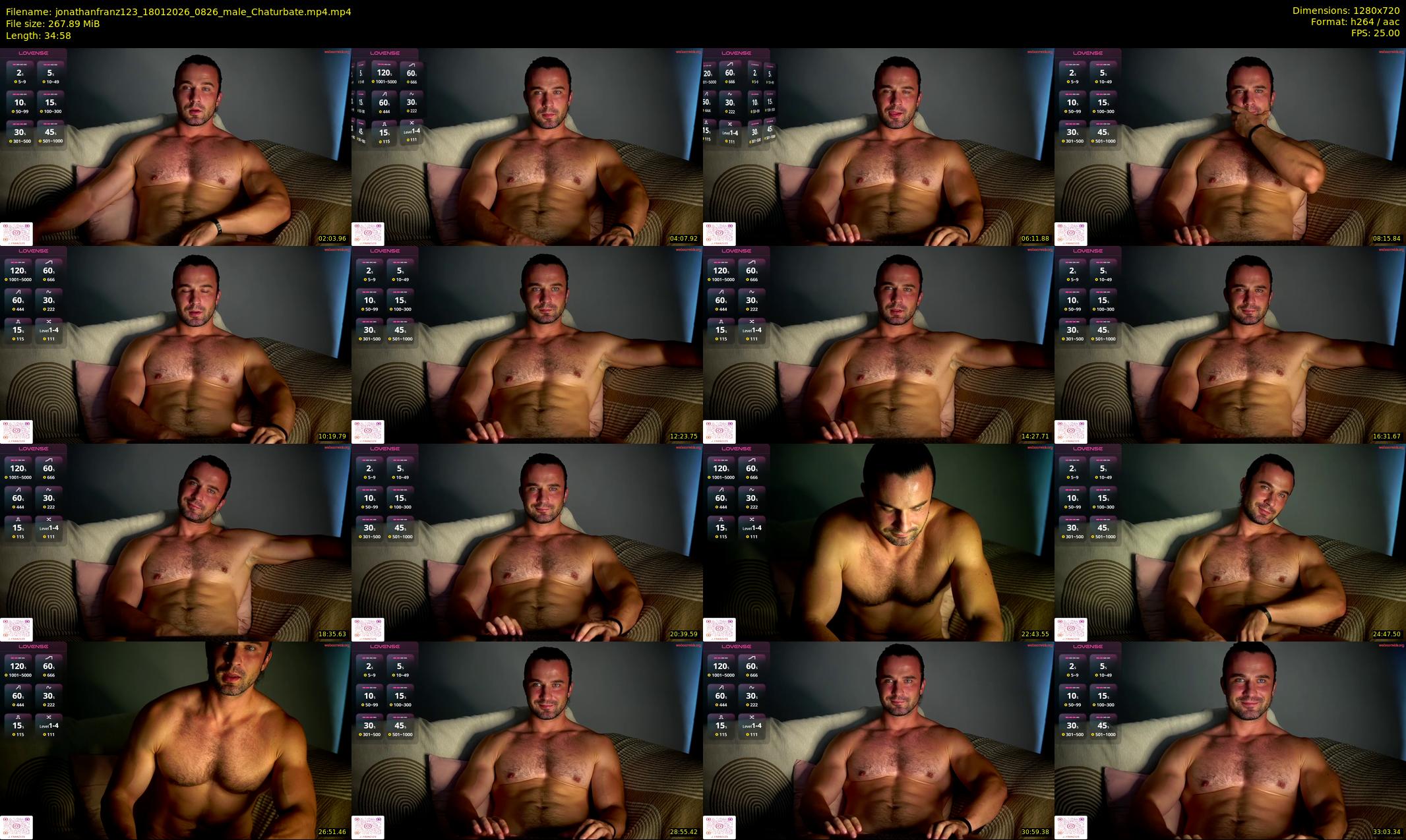 jonathanfranz123 — 35 minute Chaturbate male cam show recording, 720p, Jan 18, 2026