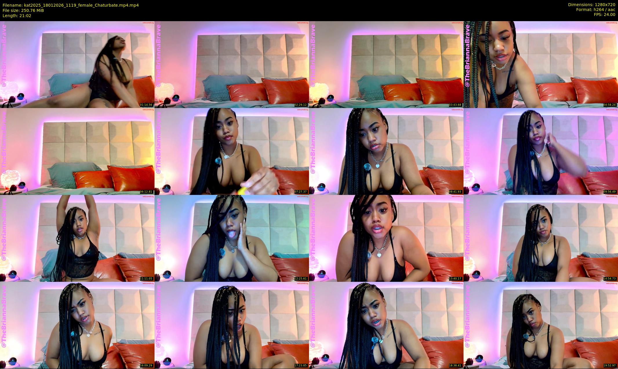 kat2025 — 22 minute Chaturbate female cam show recording, 720p, Jan 18, 2026