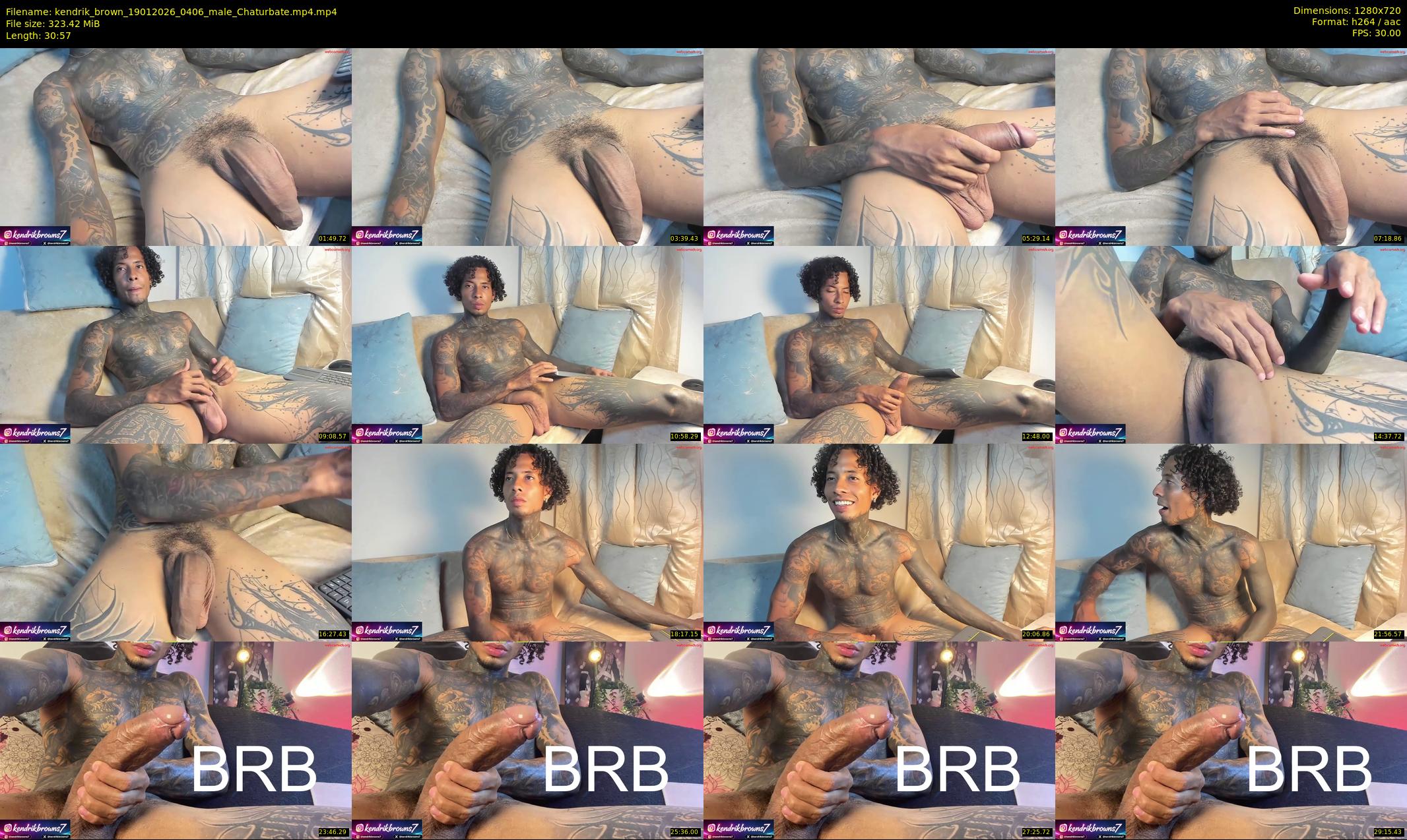 kendrik_brown — 31 minute Chaturbate male cam show recording, 720p, Jan 19, 2026