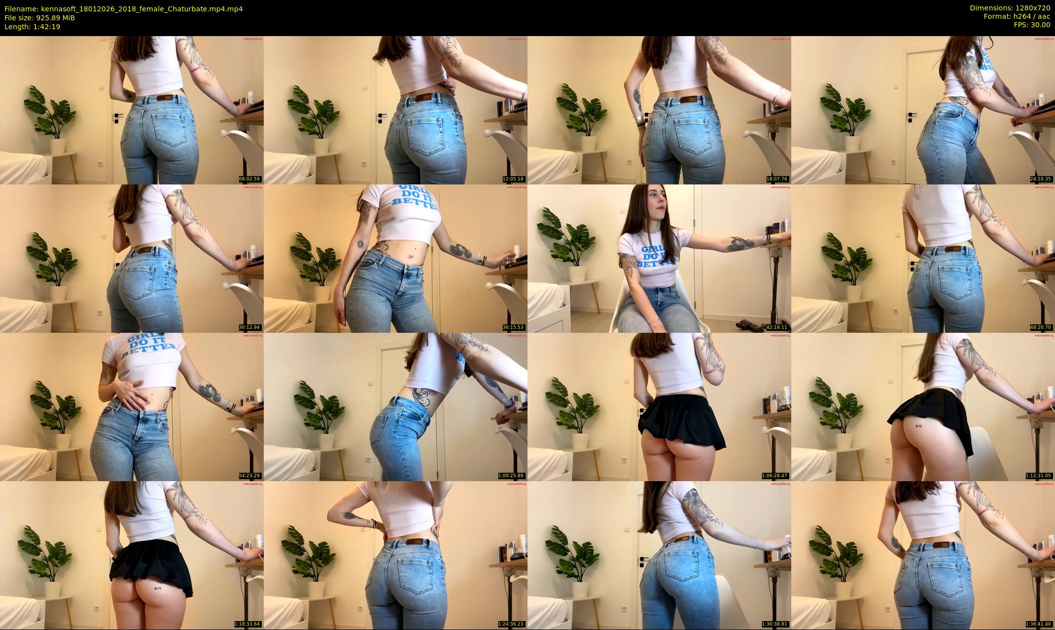 kennasoft — 103 minute Chaturbate female cam show recording, 720p, Jan 18, 2026