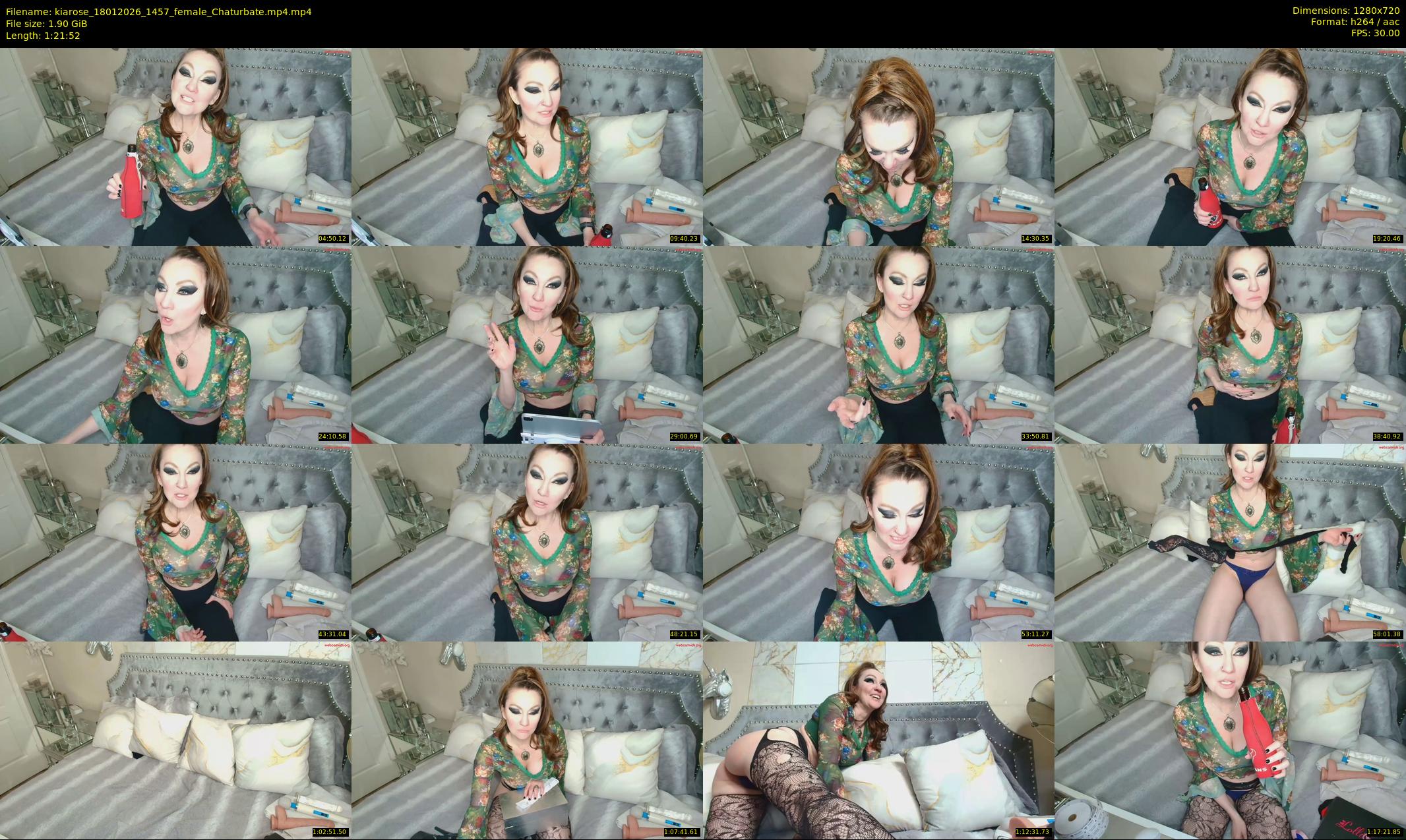 kiarose — 82 minute Chaturbate female cam show recording, 720p, Jan 18, 2026