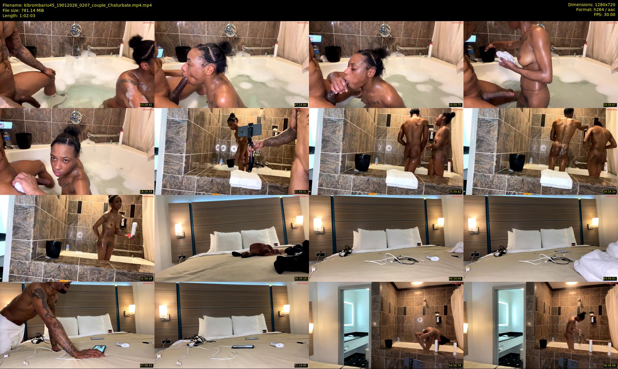 kibrombariu45 — 63 minute Chaturbate couple cam show recording, 720p, Jan 19, 2026