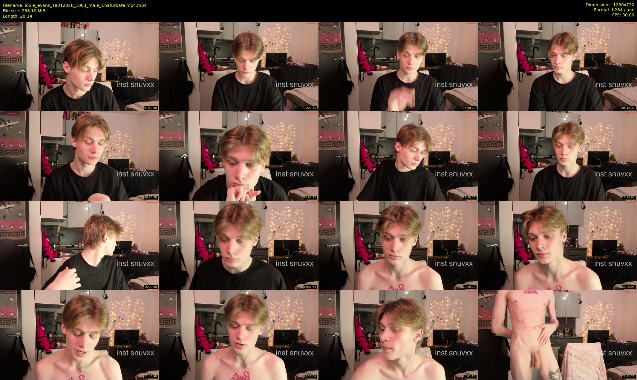 louie_evans — 29 minute Chaturbate male cam show recording, 720p, Jan 18, 2026
