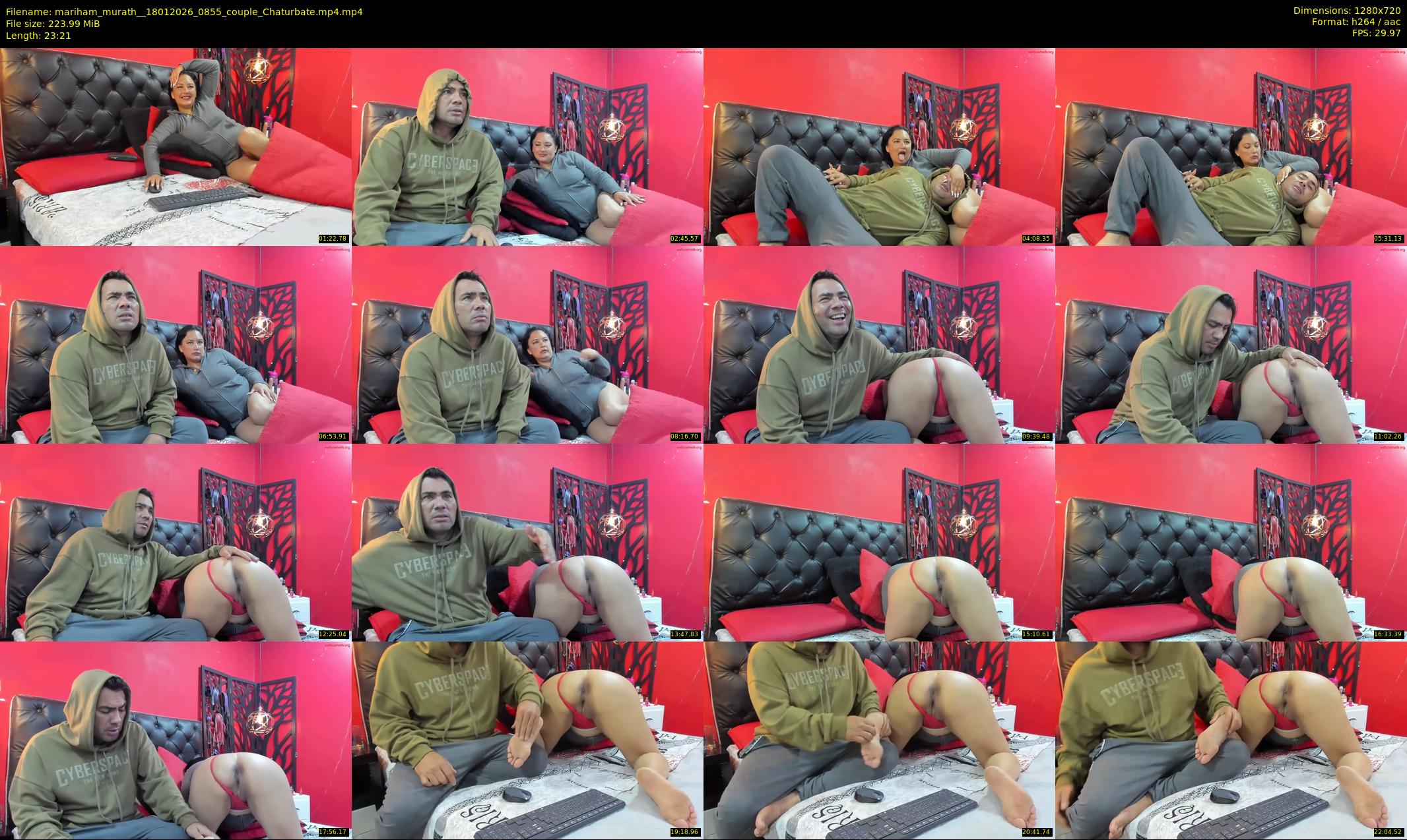 mariham_murath_ — 24 minute Chaturbate couple cam show recording, 720p, Jan 18, 2026