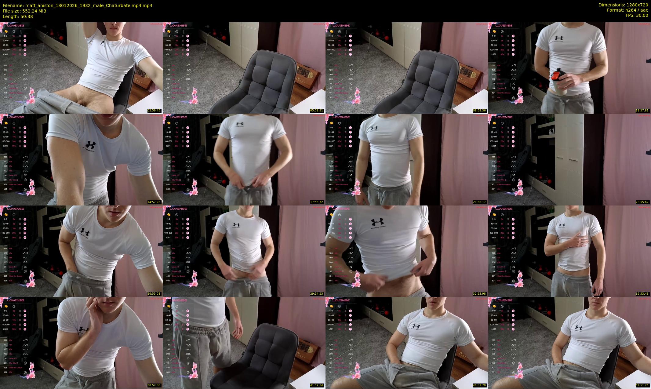 matt_aniston — 51 minute Chaturbate male cam show recording, 720p, Jan 18, 2026