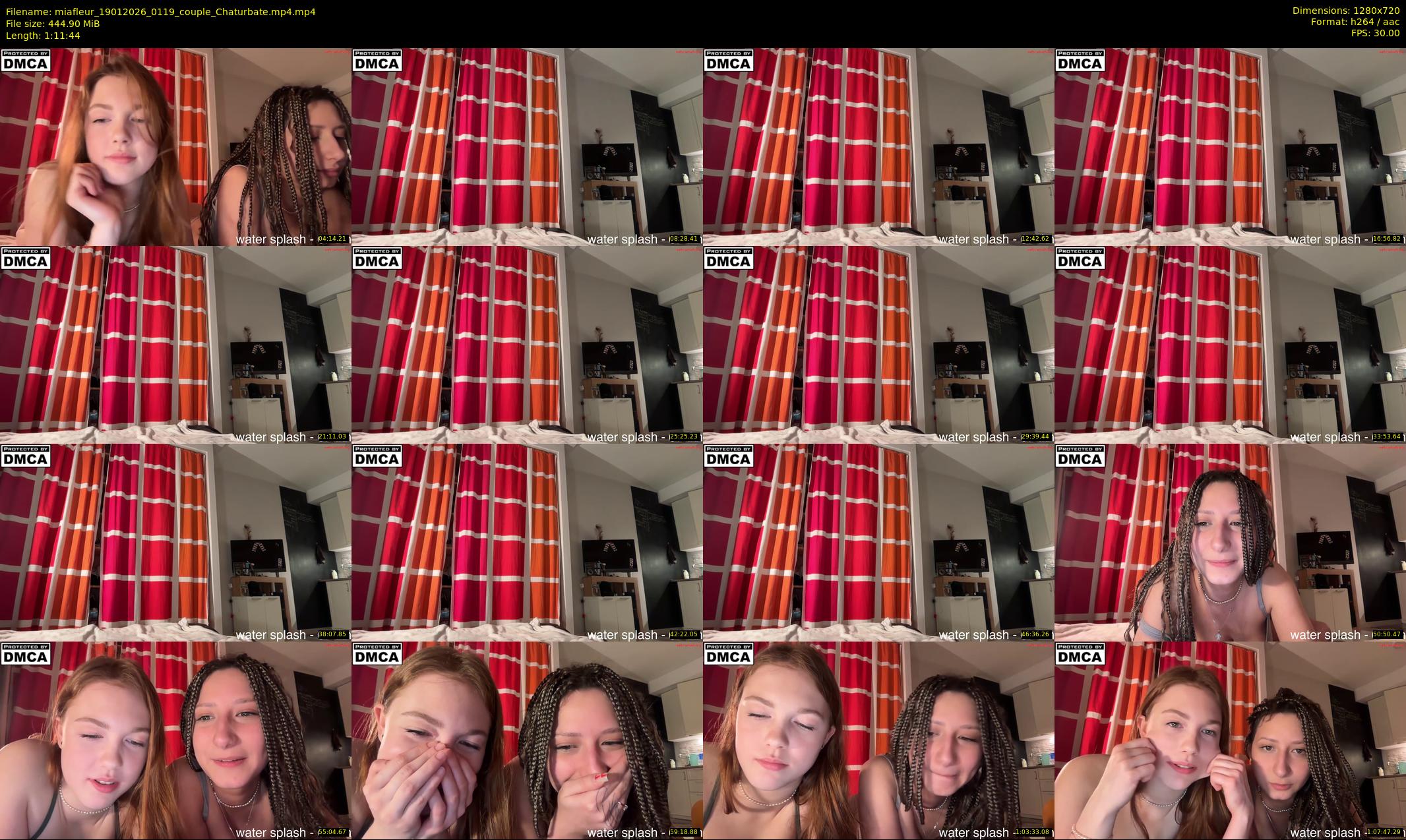 miafleur — 72 minute Chaturbate female cam show recording, 720p, Jan 19, 2026