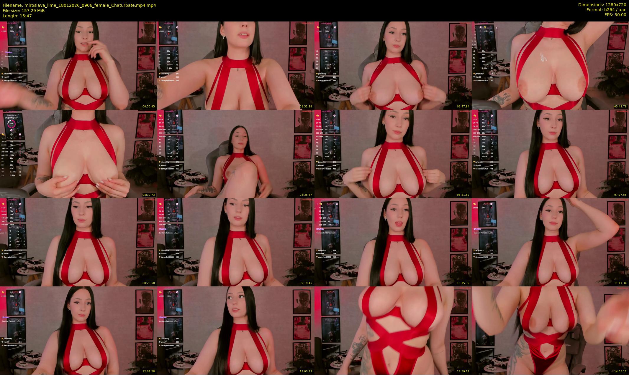 miroslava_lime — 16 minute Chaturbate female cam show recording, 720p, Jan 18, 2026