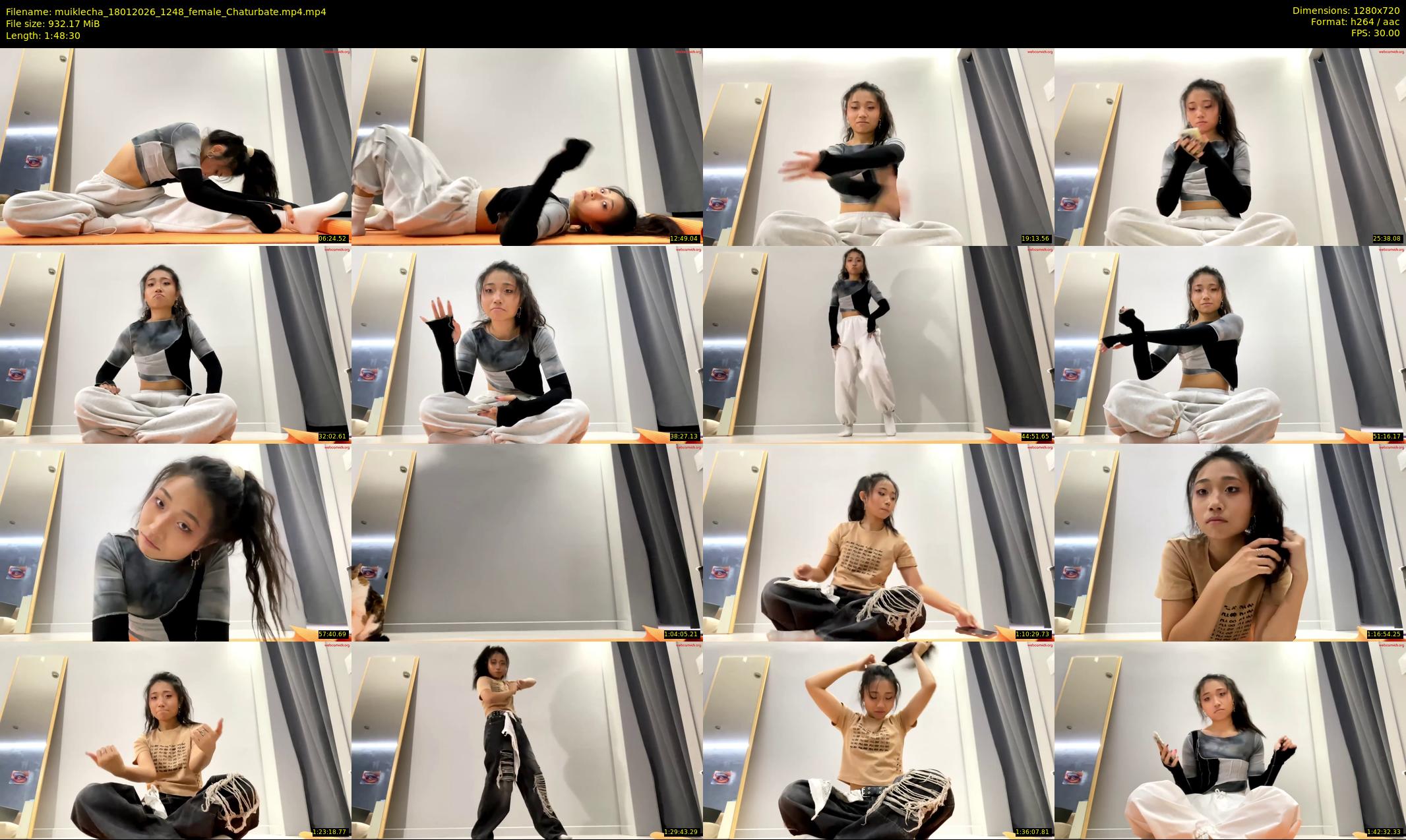muiklecha — 109 minute Chaturbate female cam show recording, 720p, Jan 18, 2026