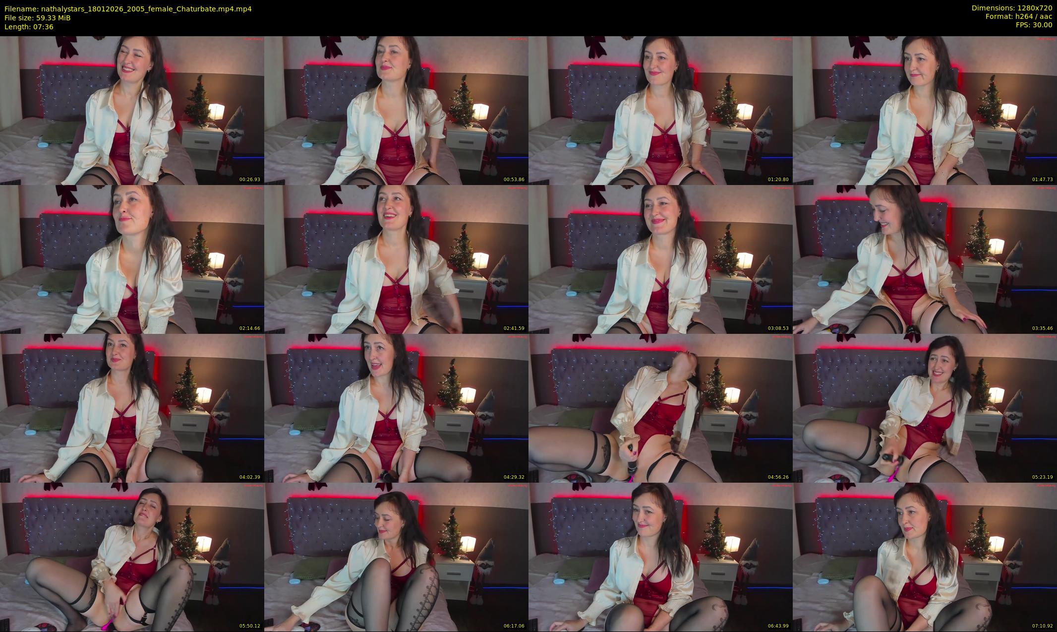 nathalystars — 8 minute Chaturbate female cam show recording, 720p, Jan 18, 2026