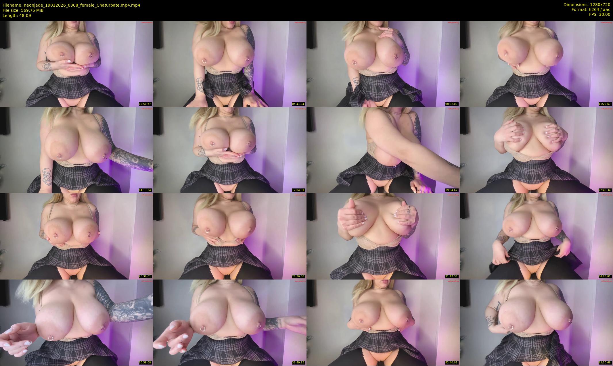 neonjade — 49 minute Chaturbate female cam show recording, 720p, Jan 19, 2026