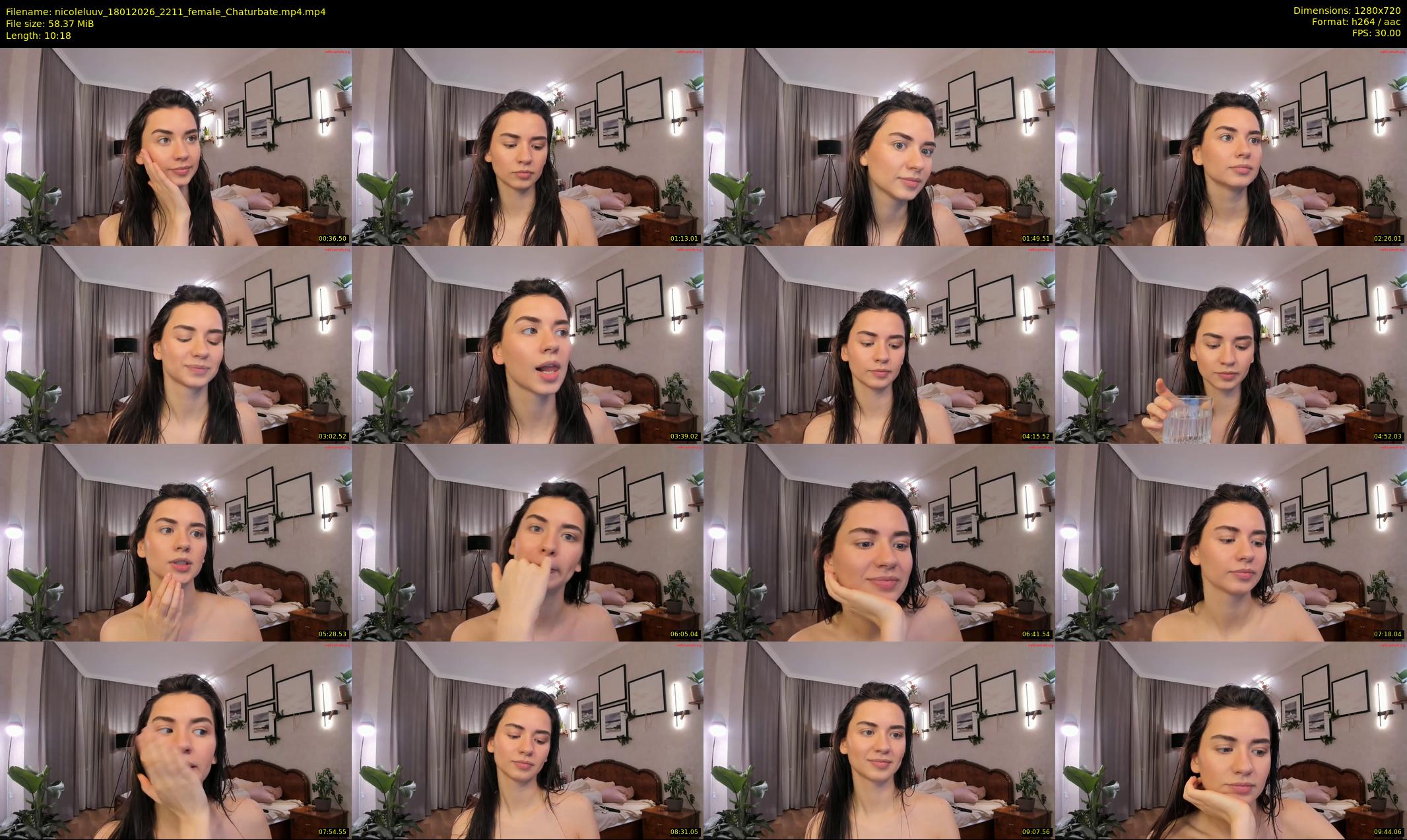 nicoleluuv — 11 minute Chaturbate female cam show recording, 720p, Jan 18, 2026