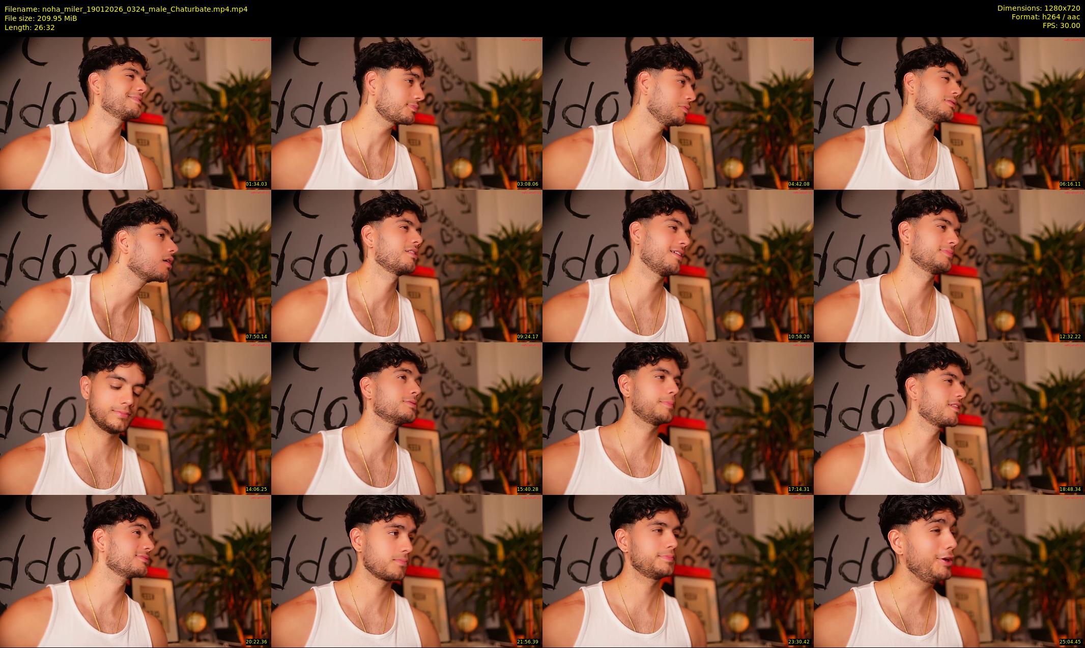 noha_miler — 27 minute Chaturbate male cam show recording, 720p, Jan 19, 2026