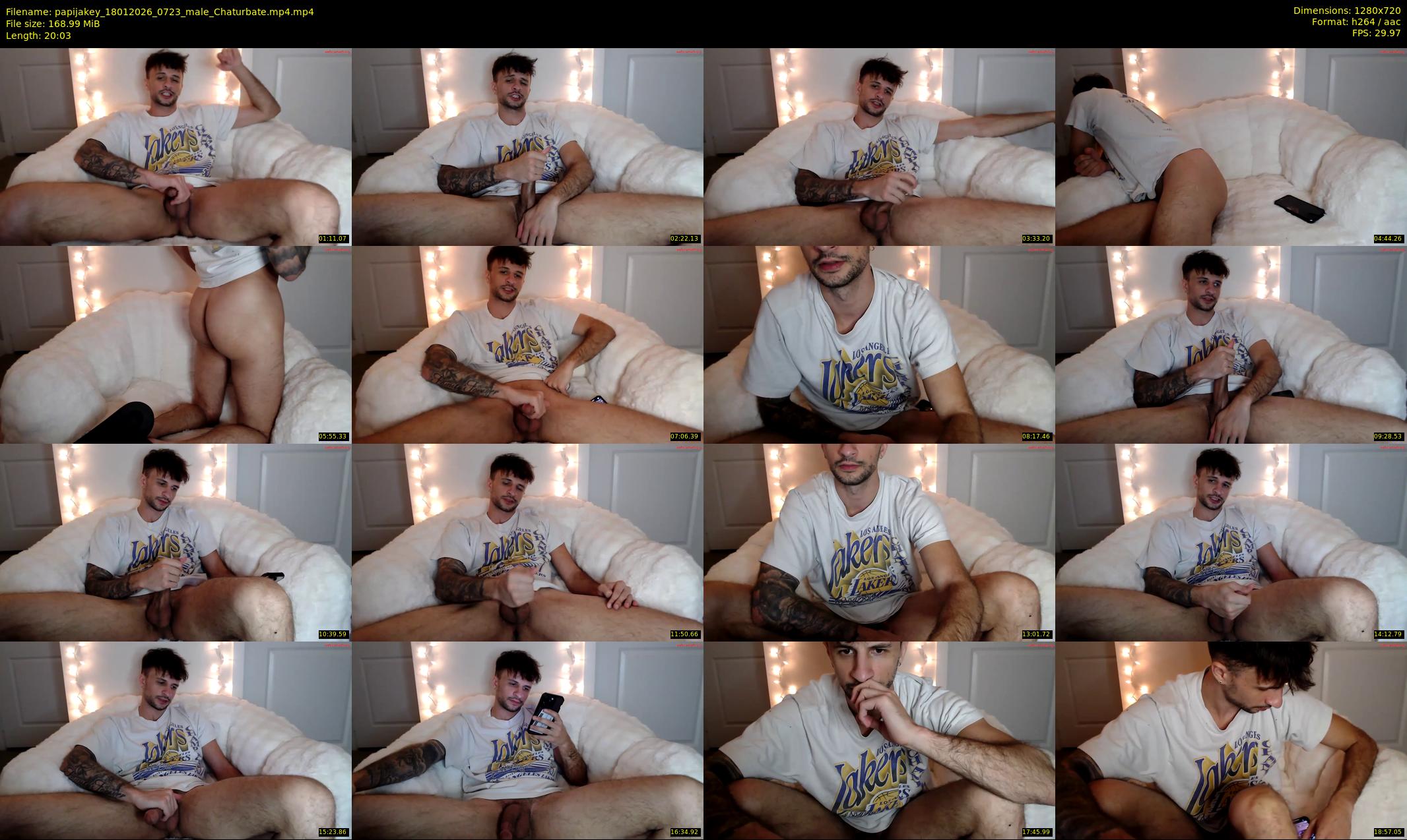 papijakey — 21 minute Chaturbate male cam show recording, 720p, Jan 18, 2026