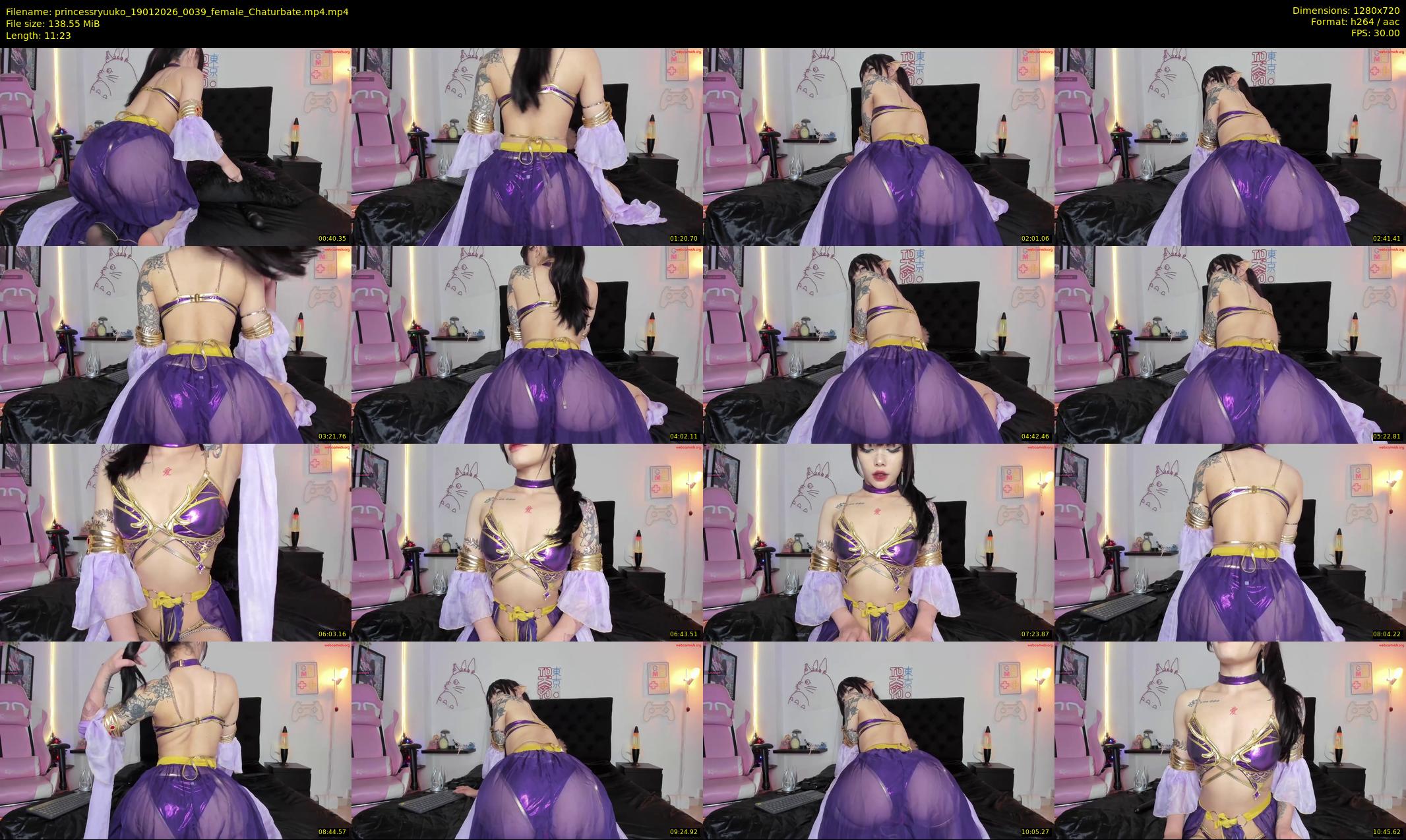 princessryuuko — 12 minute Chaturbate female cam show recording, 720p, Jan 19, 2026