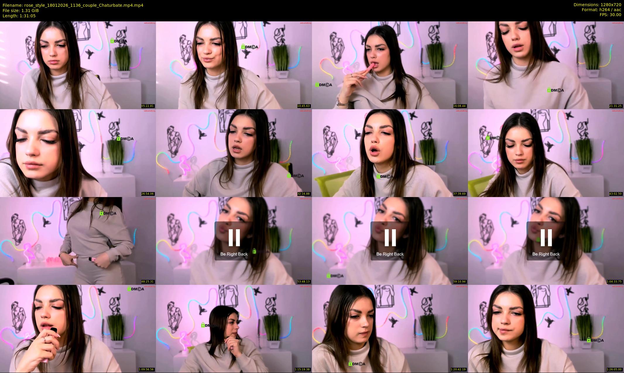 rose_style — 92 minute Chaturbate couple cam show recording, 720p, Jan 18, 2026