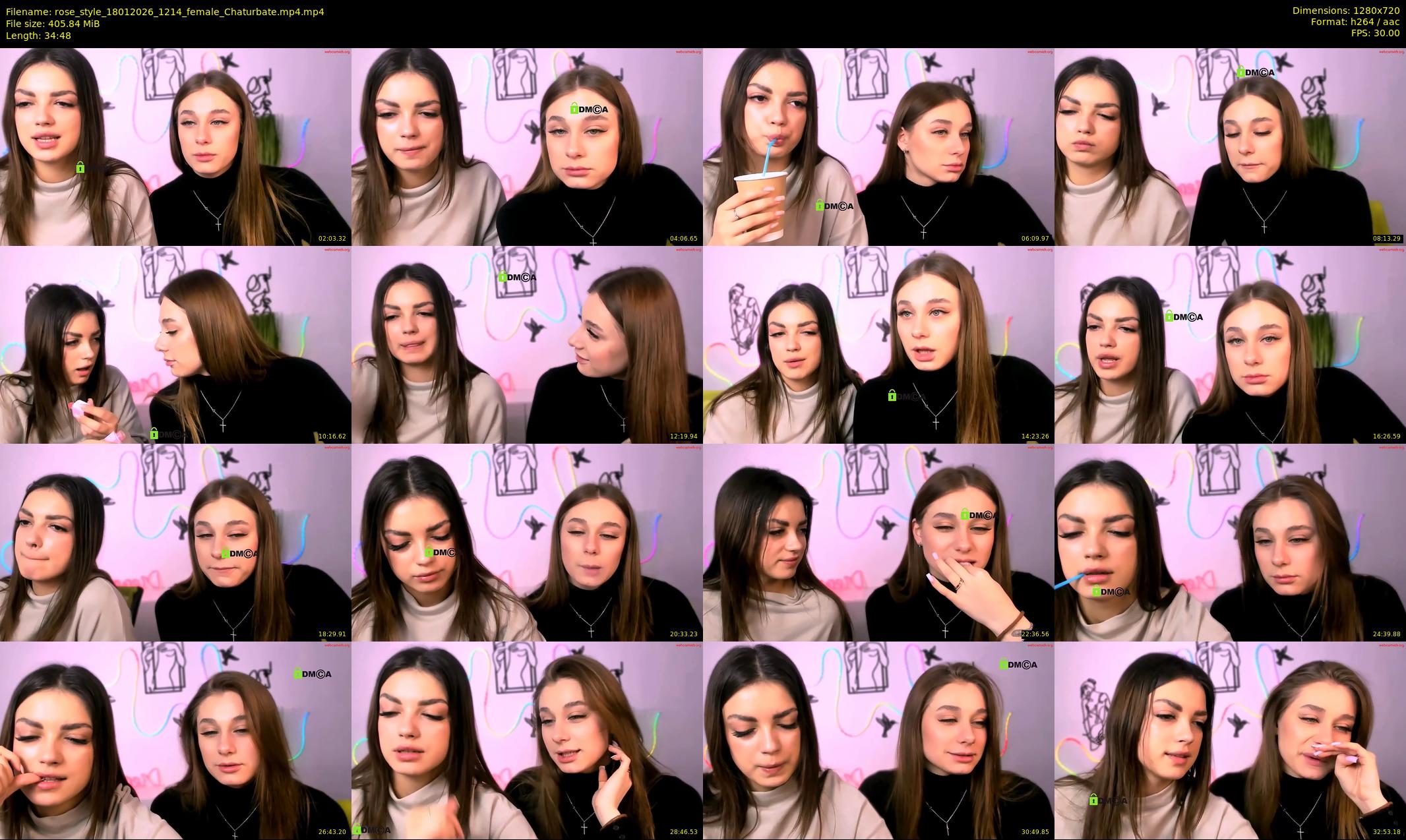 rose_style — 35 minute Chaturbate couple cam show recording, 720p, Jan 18, 2026