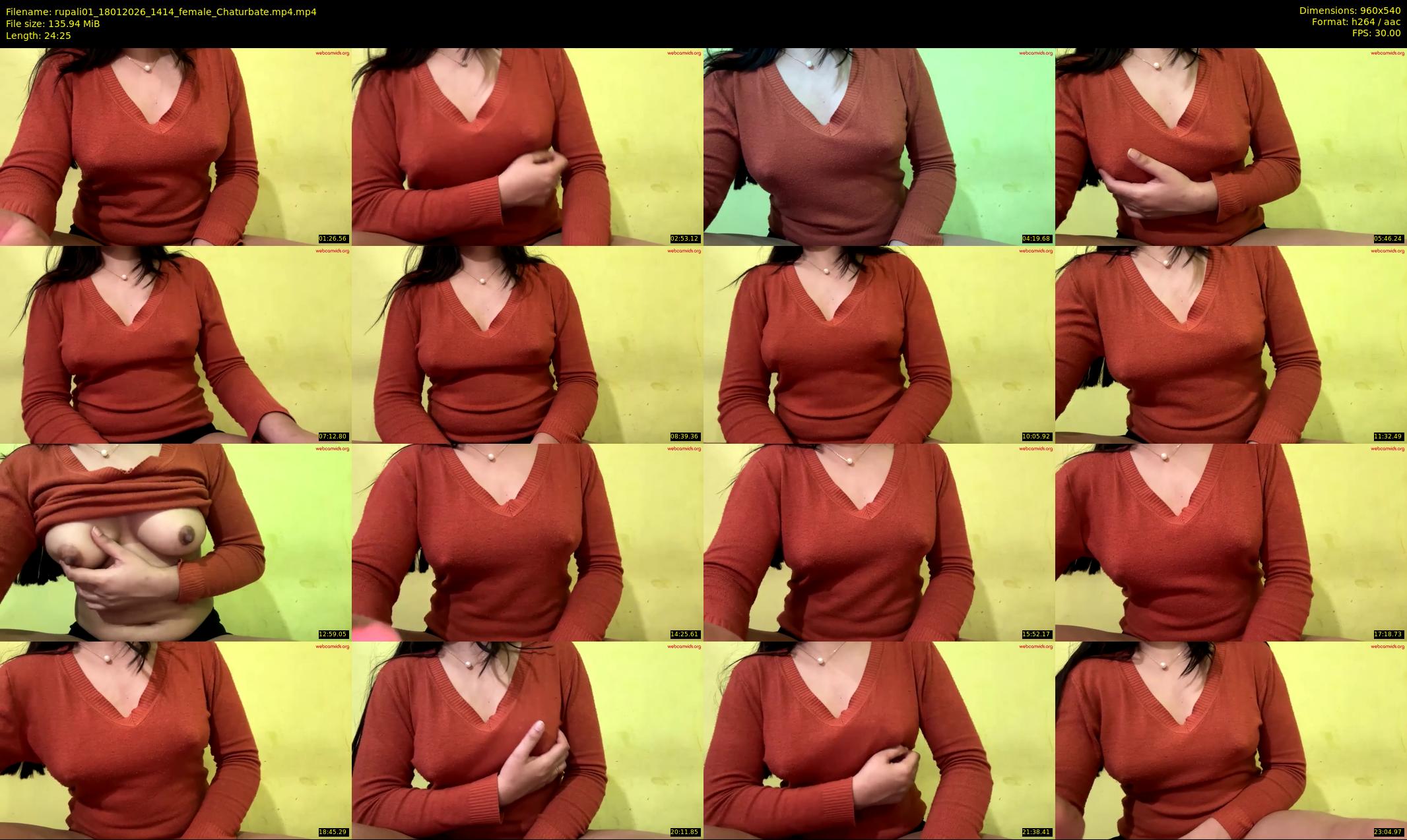 rupali01 — 25 minute Chaturbate female cam show recording, 480p, Jan 18, 2026