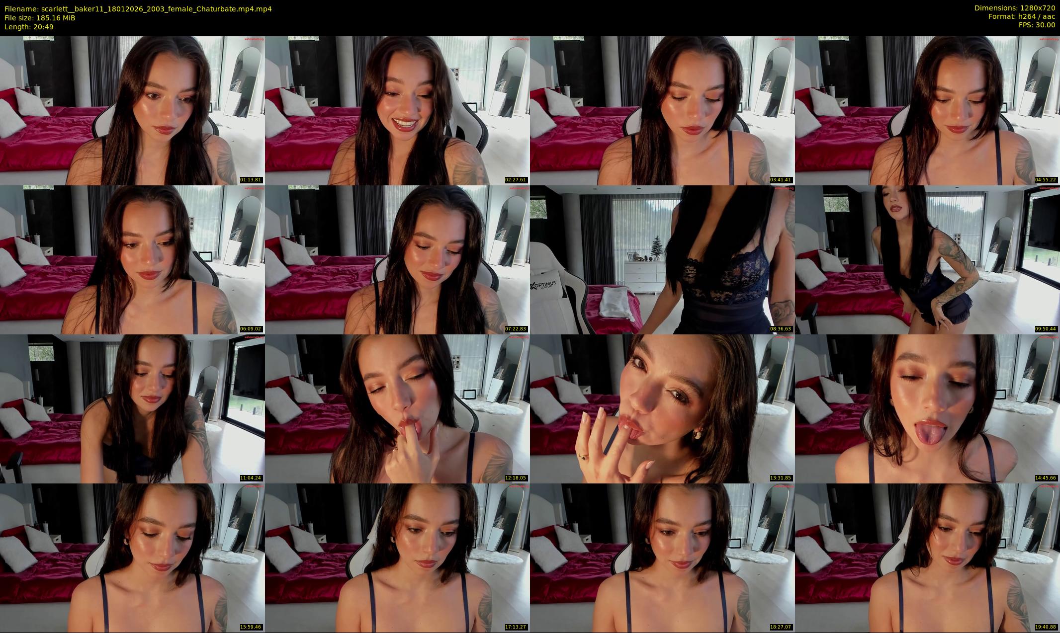 scarlett__baker11 — 21 minute Chaturbate female cam show recording, 720p, Jan 18, 2026