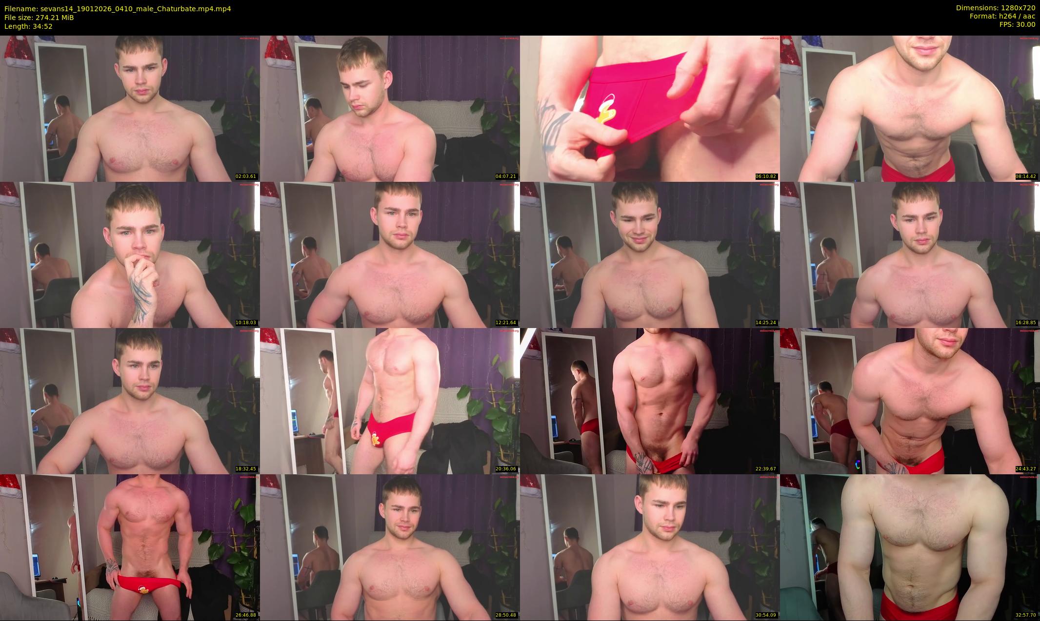 sevans14 — 35 minute Chaturbate male cam show recording, 720p, Jan 19, 2026