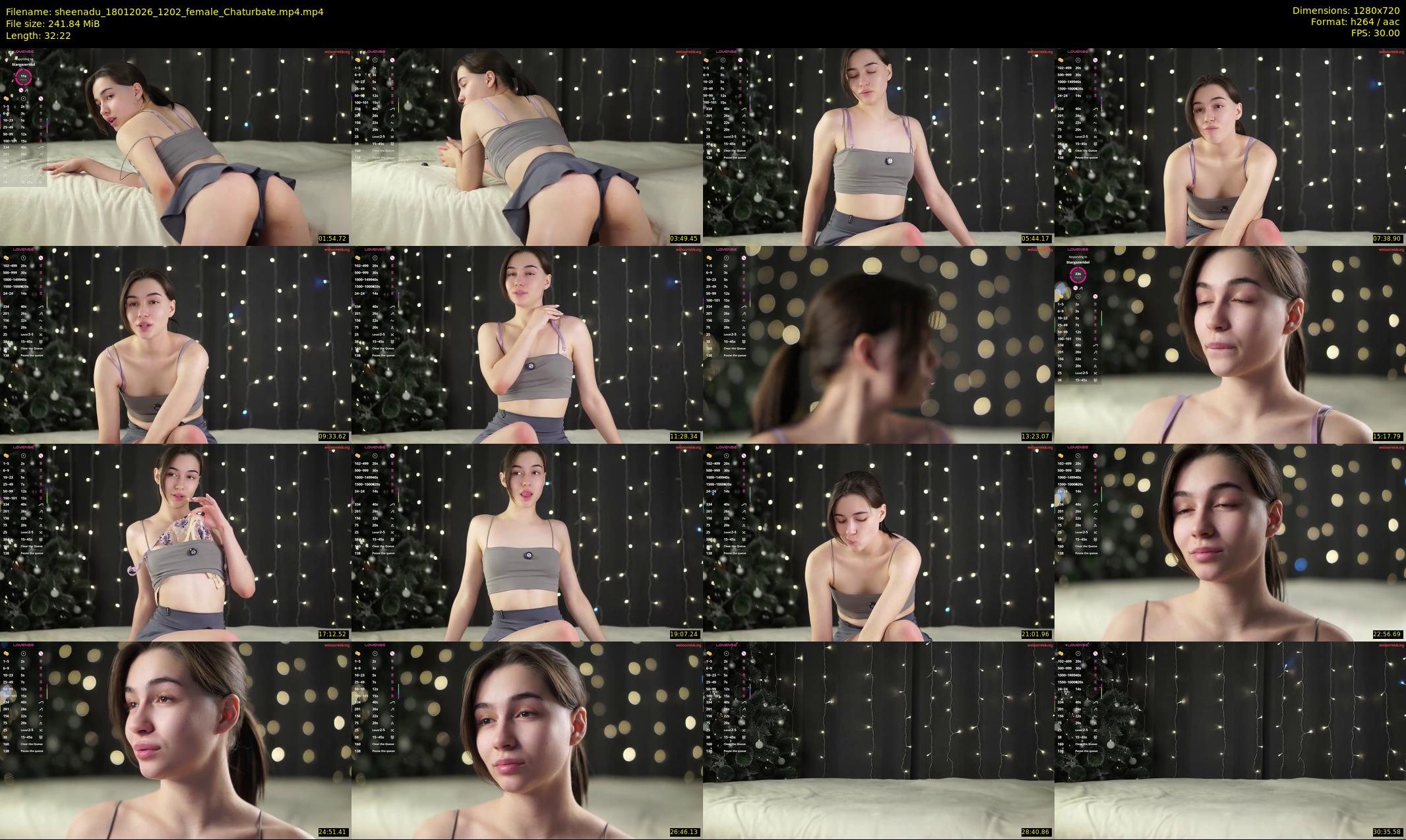 sheenadu — 33 minute Chaturbate female cam show recording, 720p, Jan 18, 2026