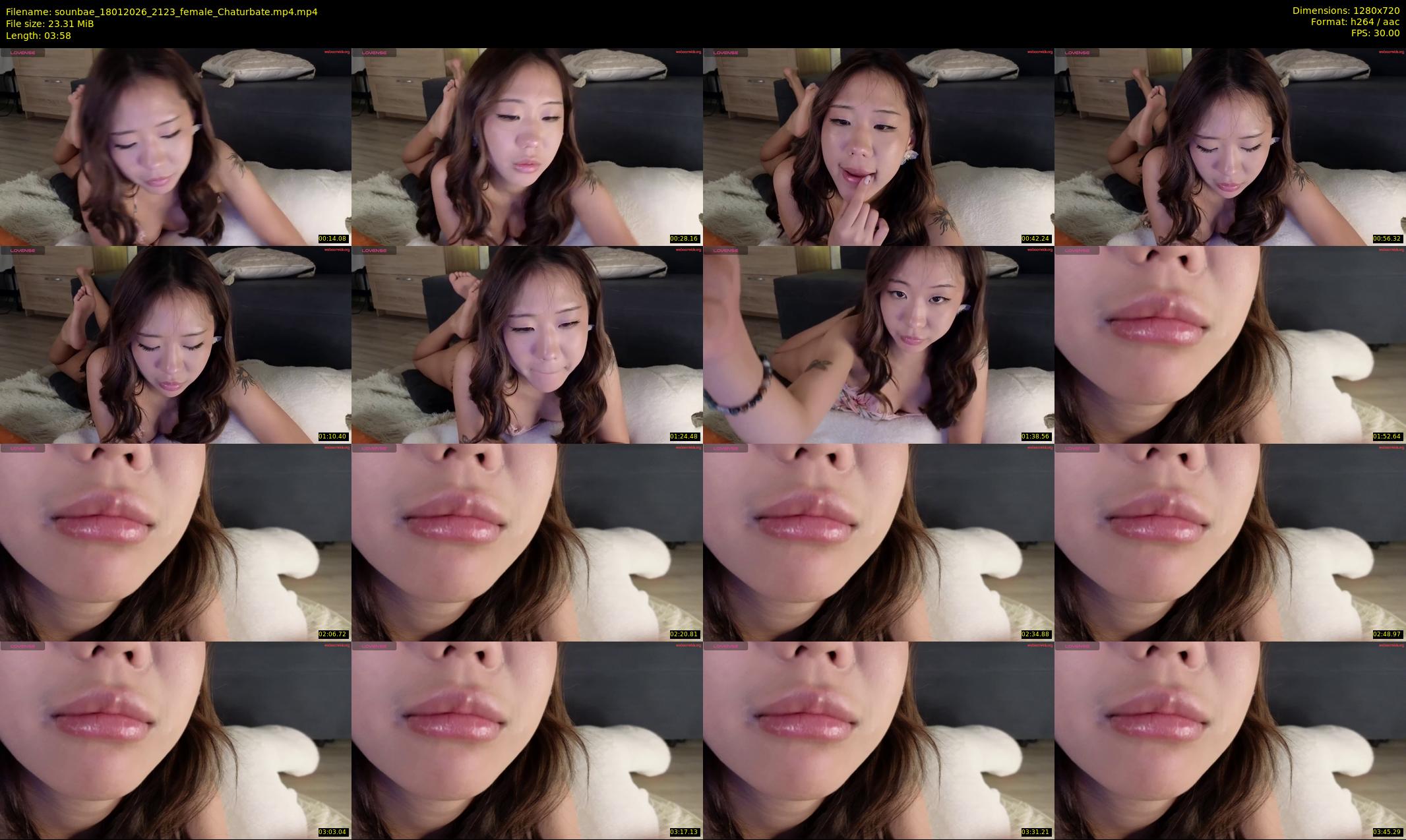 sounbae — 4 minute Chaturbate female cam show recording, 720p, Jan 18, 2026