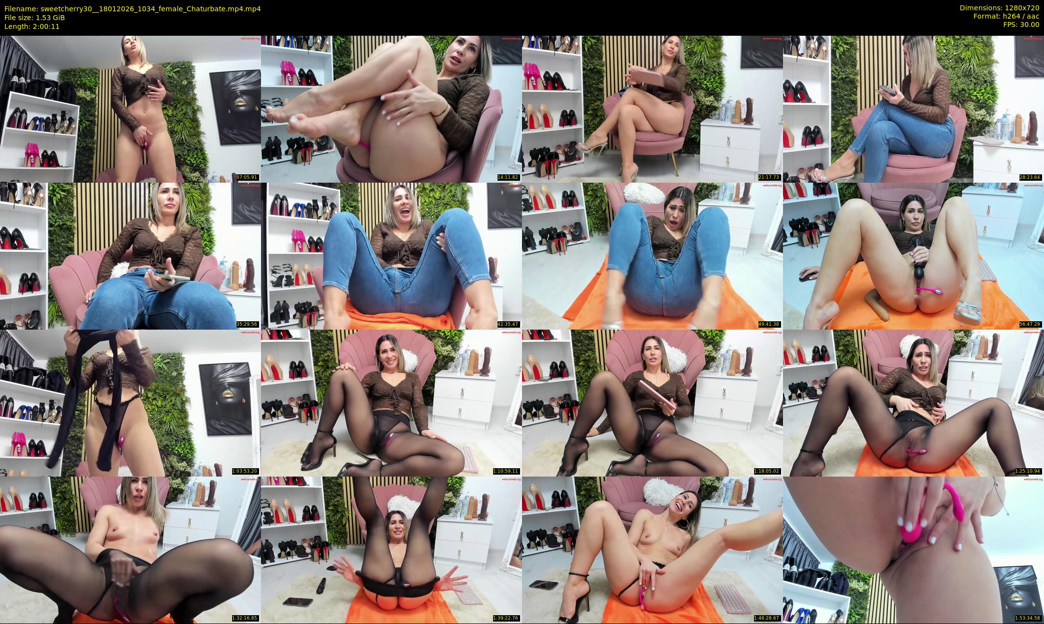 sweetcherry30_ — 121 minute Chaturbate female cam show recording, 720p, Jan 18, 2026