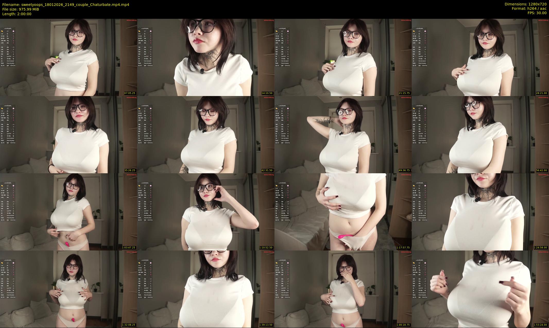 sweetyoops — 120 minute Chaturbate female cam show recording, 720p, Jan 18, 2026