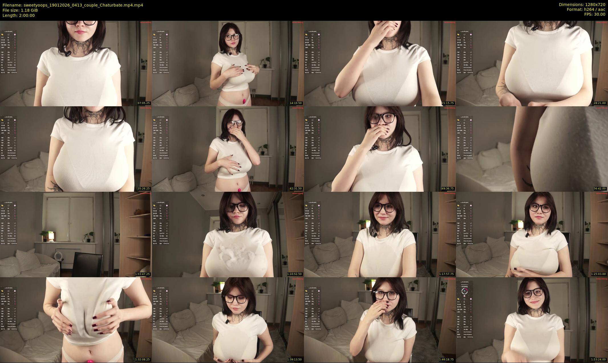 sweetyoops — 120 minute Chaturbate female cam show recording, 720p, Jan 19, 2026