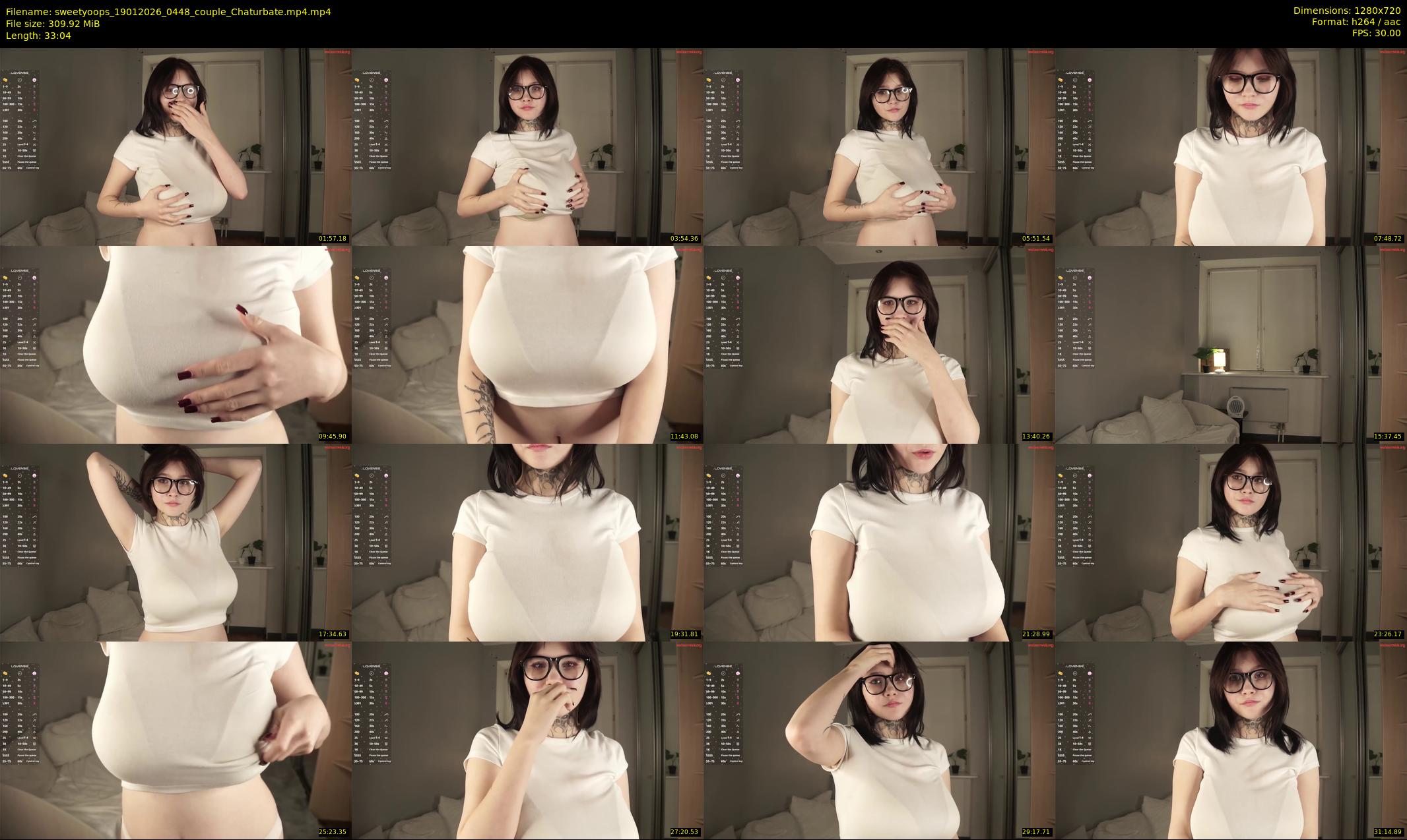 sweetyoops — 34 minute Chaturbate female cam show recording, 720p, Jan 19, 2026