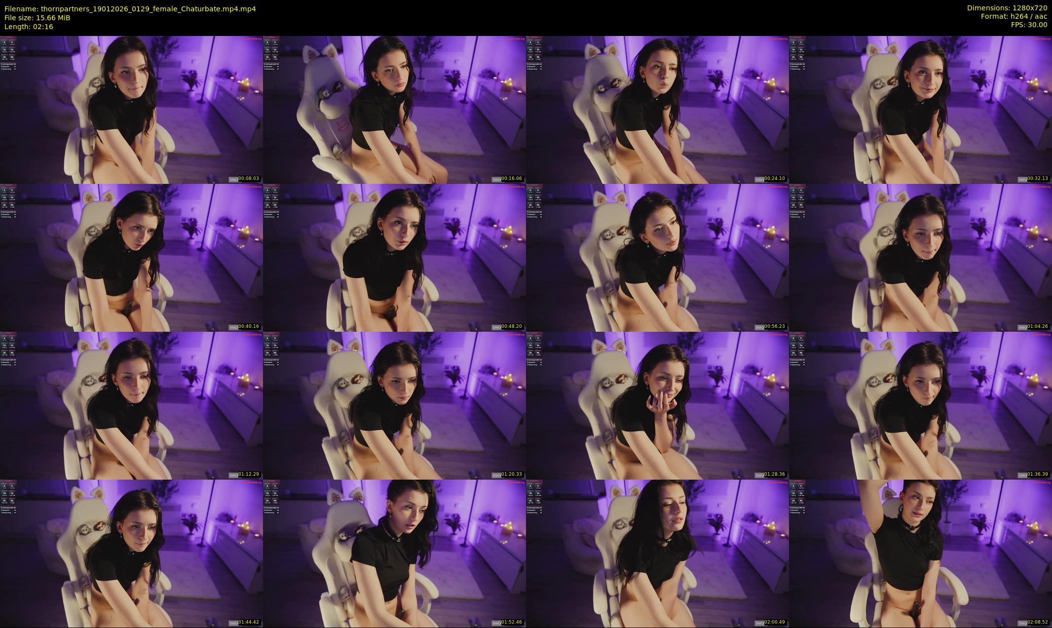 thornpartners — 3 minute Chaturbate female cam show recording, 720p, Jan 19, 2026