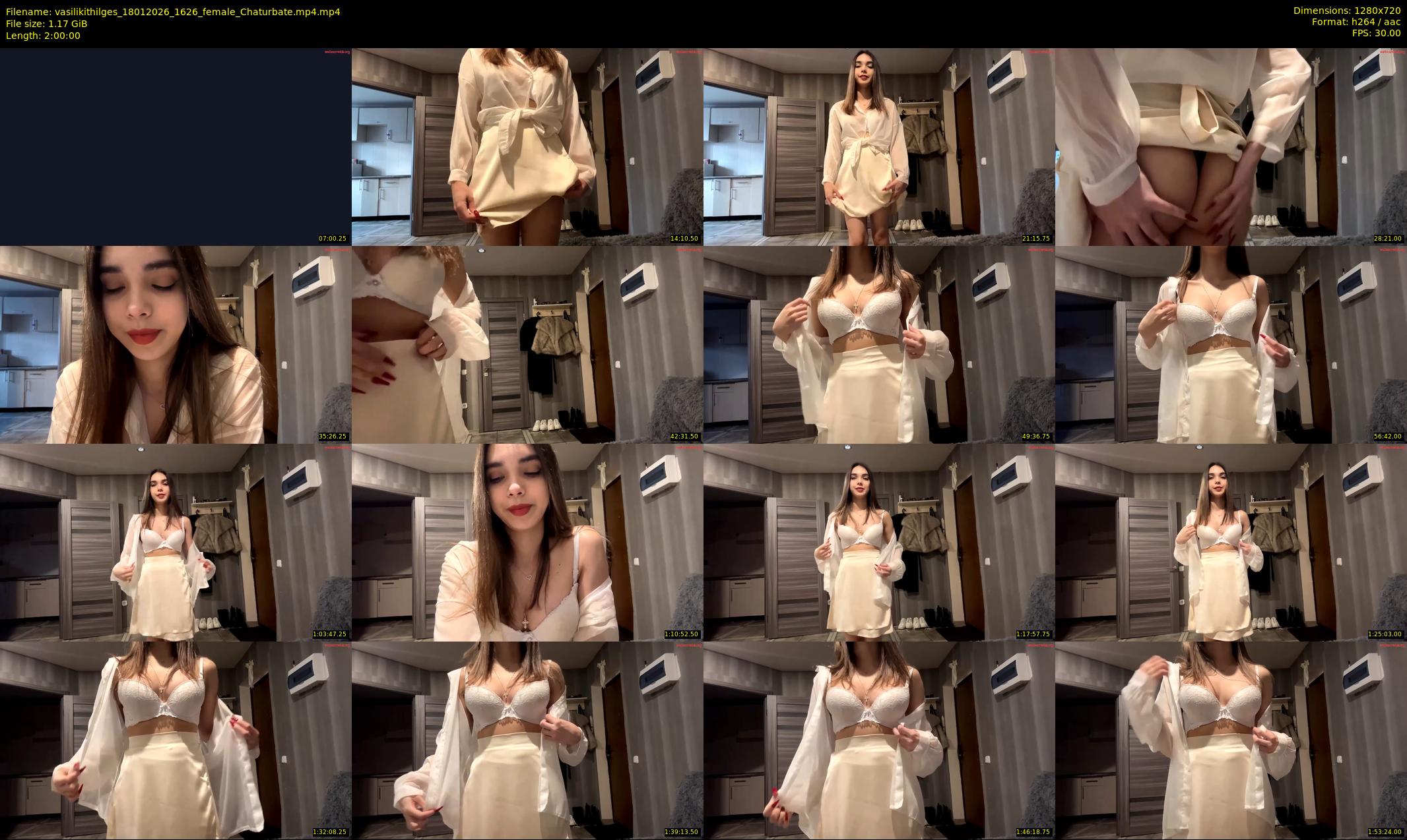 vasilikithilges — 120 minute Chaturbate female cam show recording, 720p, Jan 18, 2026