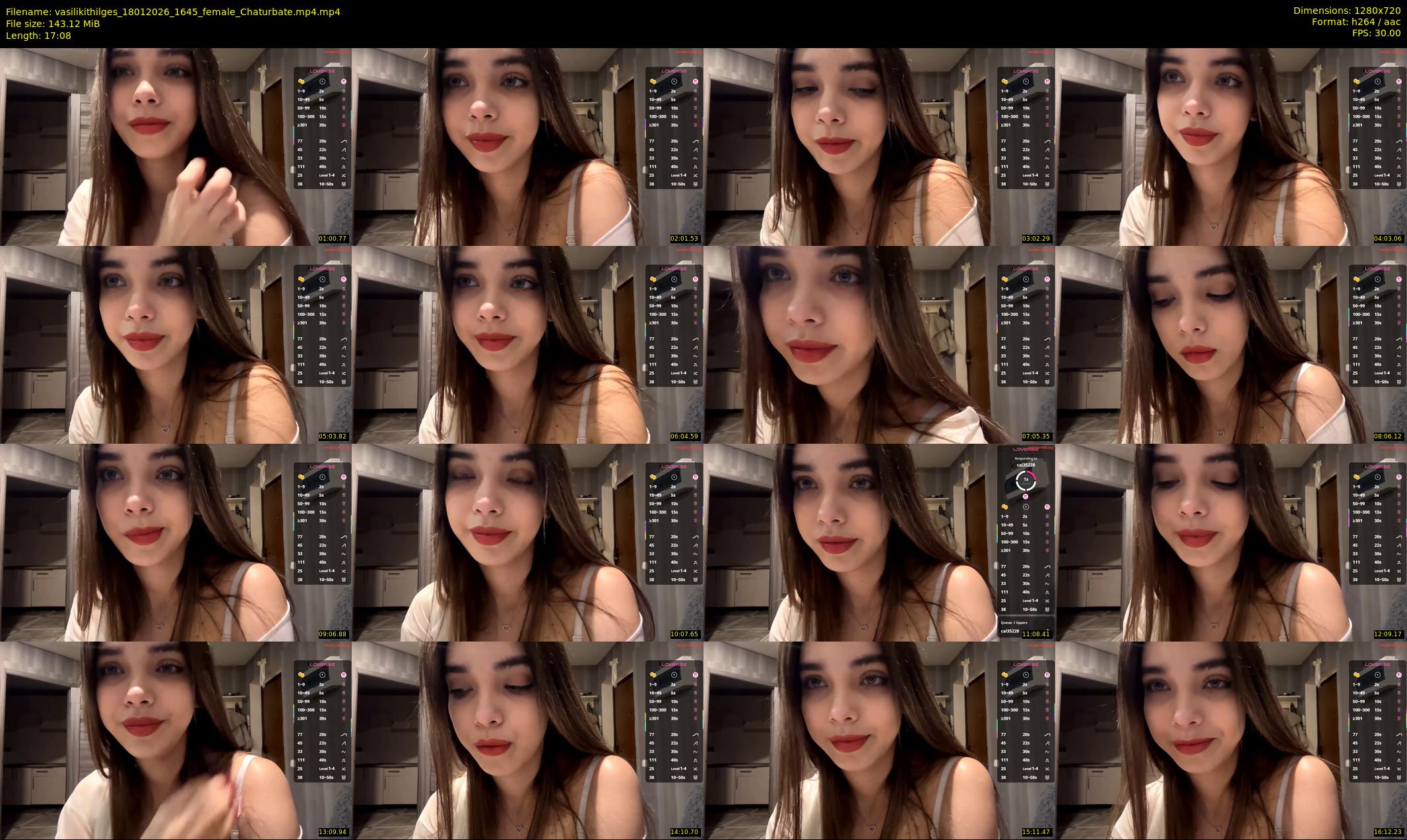vasilikithilges — 18 minute Chaturbate female cam show recording, 720p, Jan 18, 2026