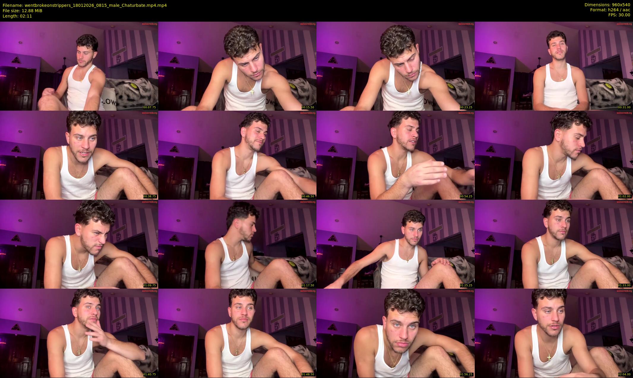 wentbrokeonstrippers — 3 minute Chaturbate male cam show recording, 480p, Jan 18, 2026