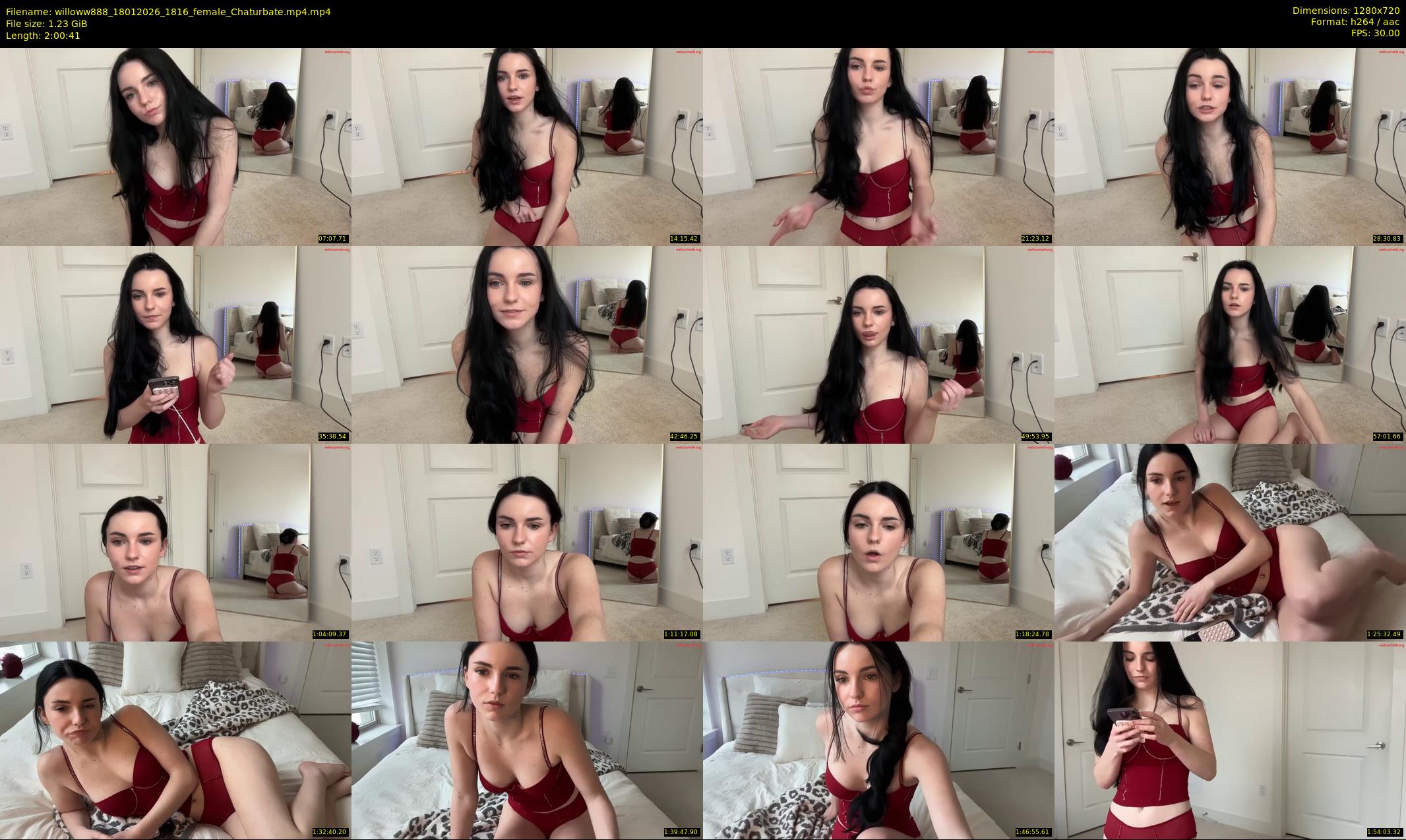 willoww888 — 121 minute Chaturbate female cam show recording, 720p, Jan 18, 2026