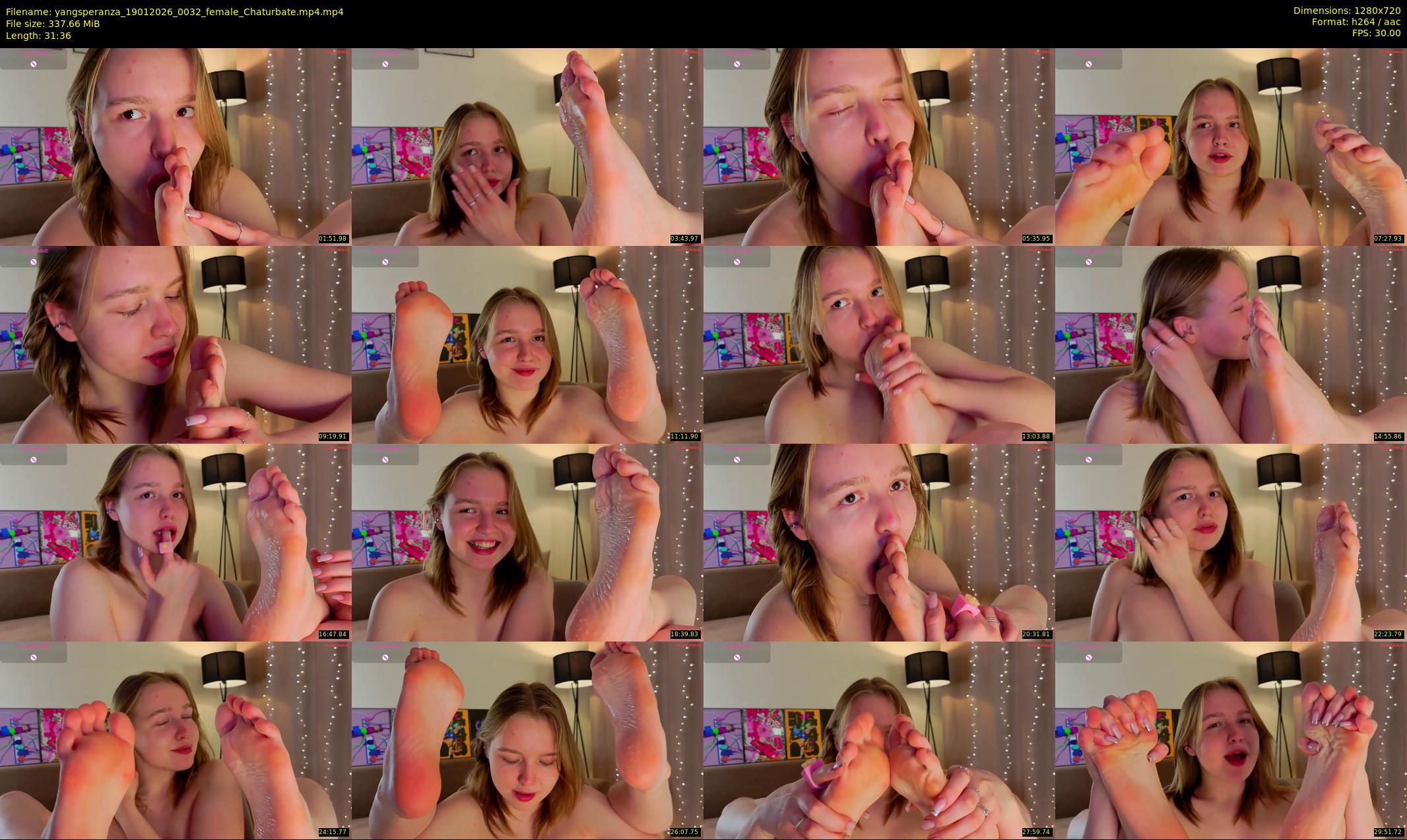 yangsperanza — 32 minute Chaturbate female cam show recording, 720p, Jan 19, 2026