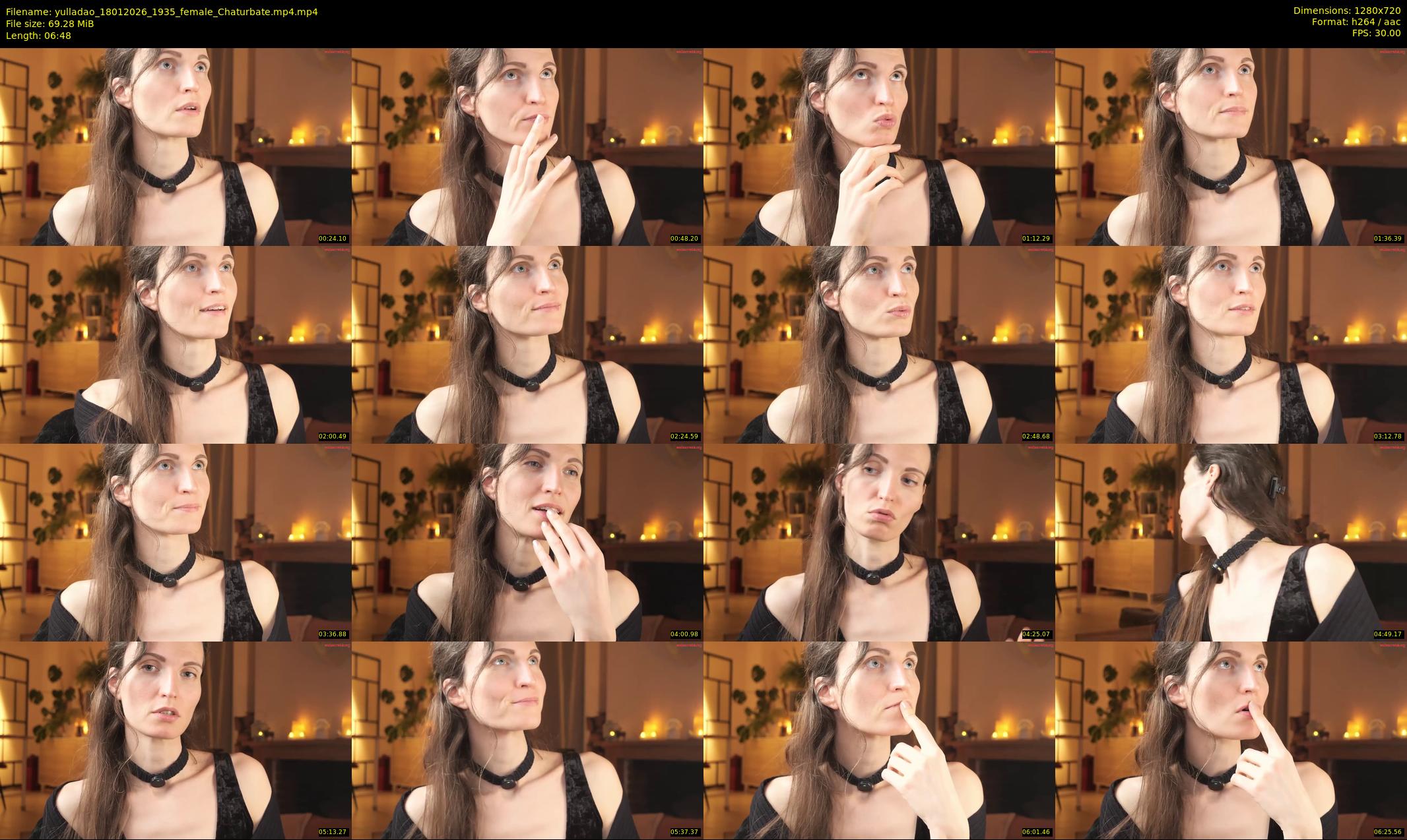 yulladao — 7 minute Chaturbate female cam show recording, 720p, Jan 18, 2026