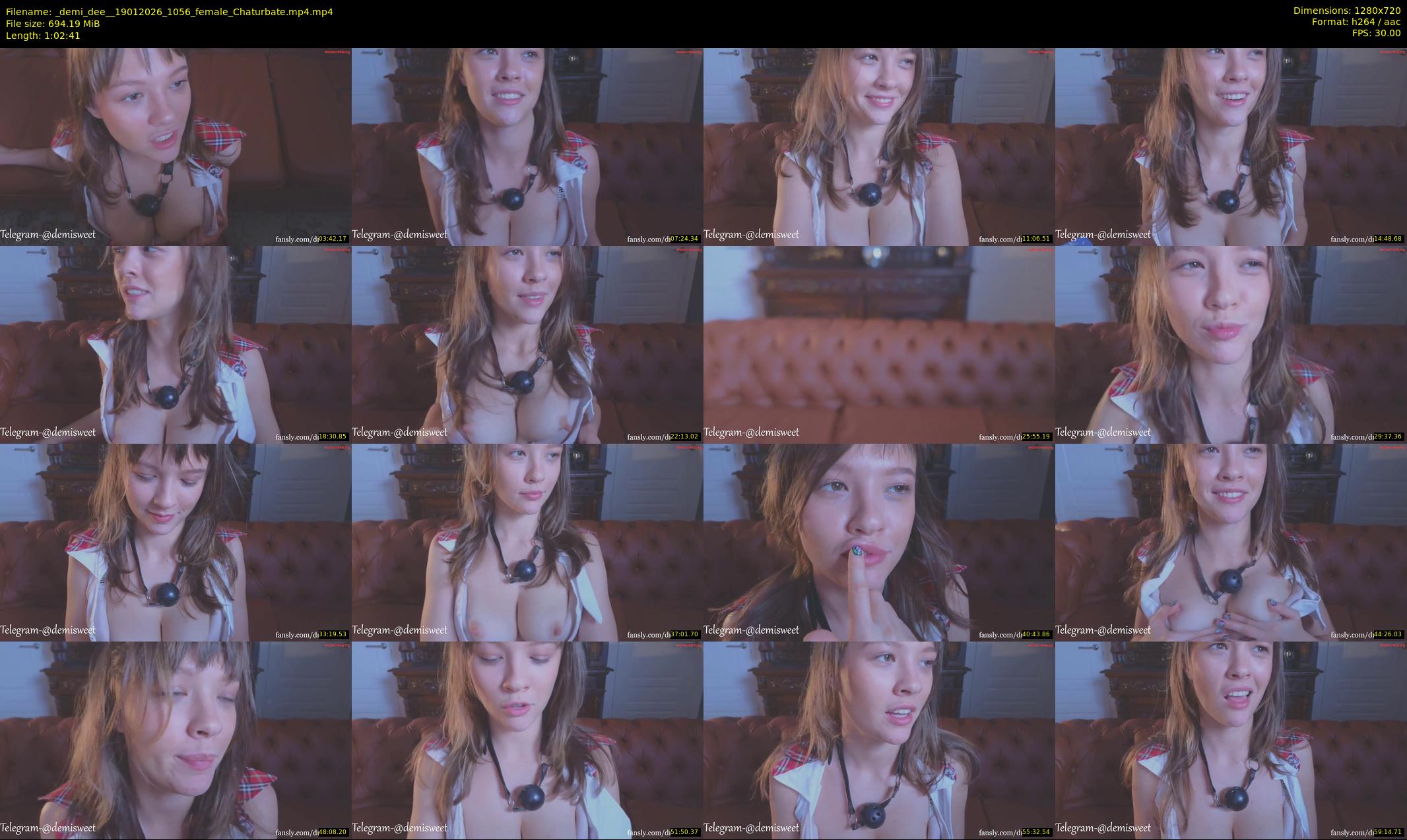 _demi_dee_ — 63 minute Chaturbate female cam show recording, 720p, Jan 19, 2026