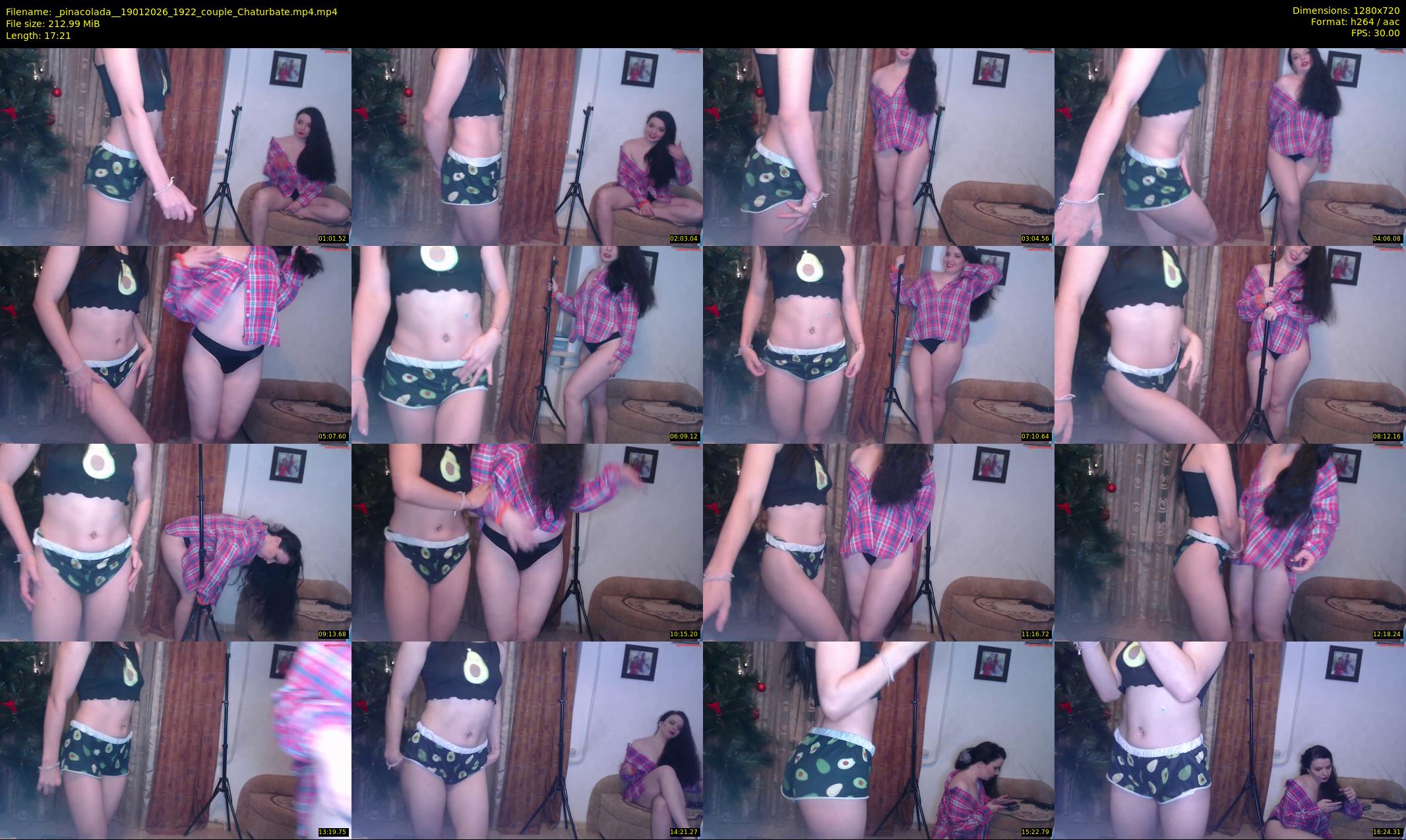 _pinacolada_ — 18 minute Chaturbate couple cam show recording, 720p, Jan 19, 2026