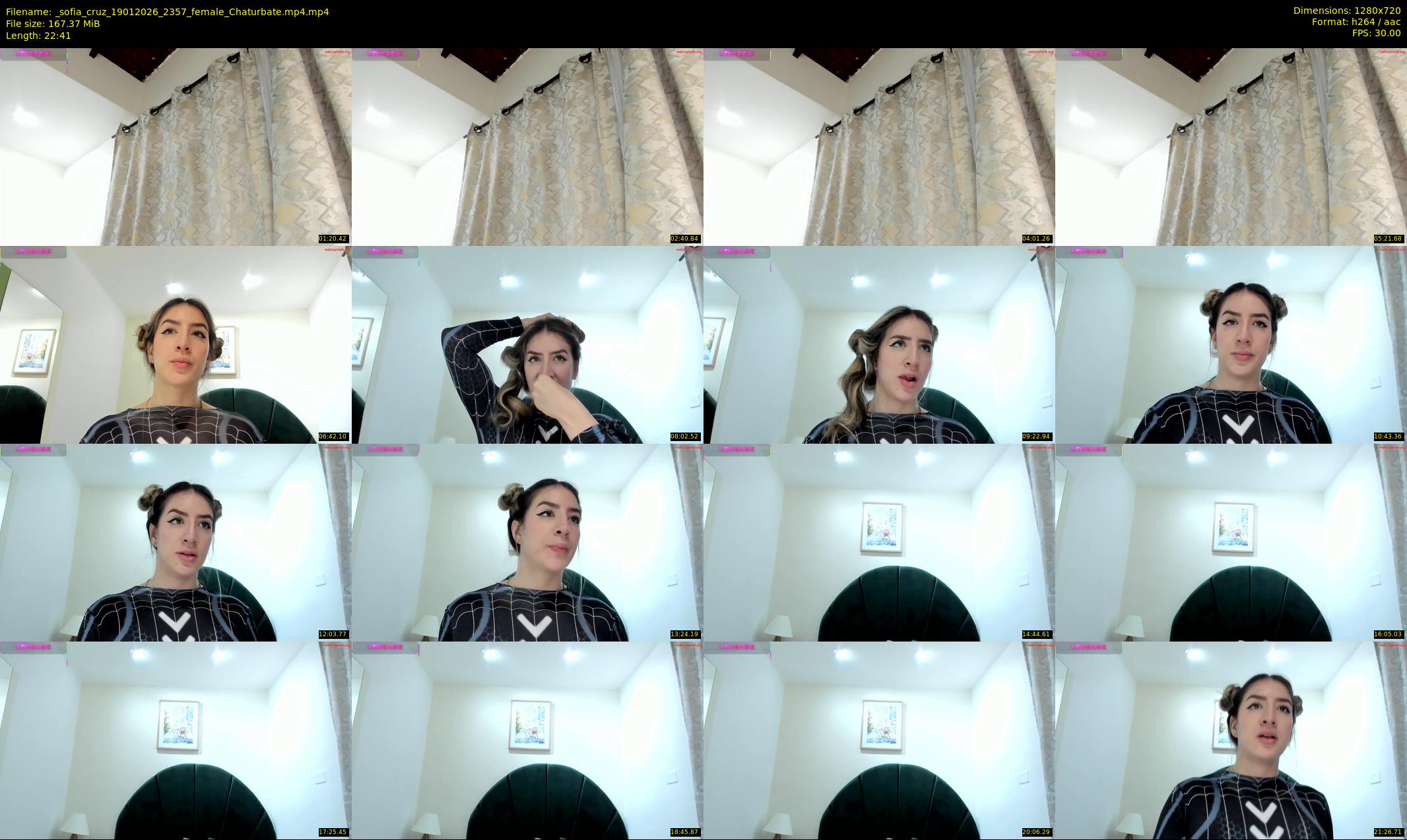 _sofia_cruz — 23 minute Chaturbate female cam show recording, 720p, Jan 19, 2026