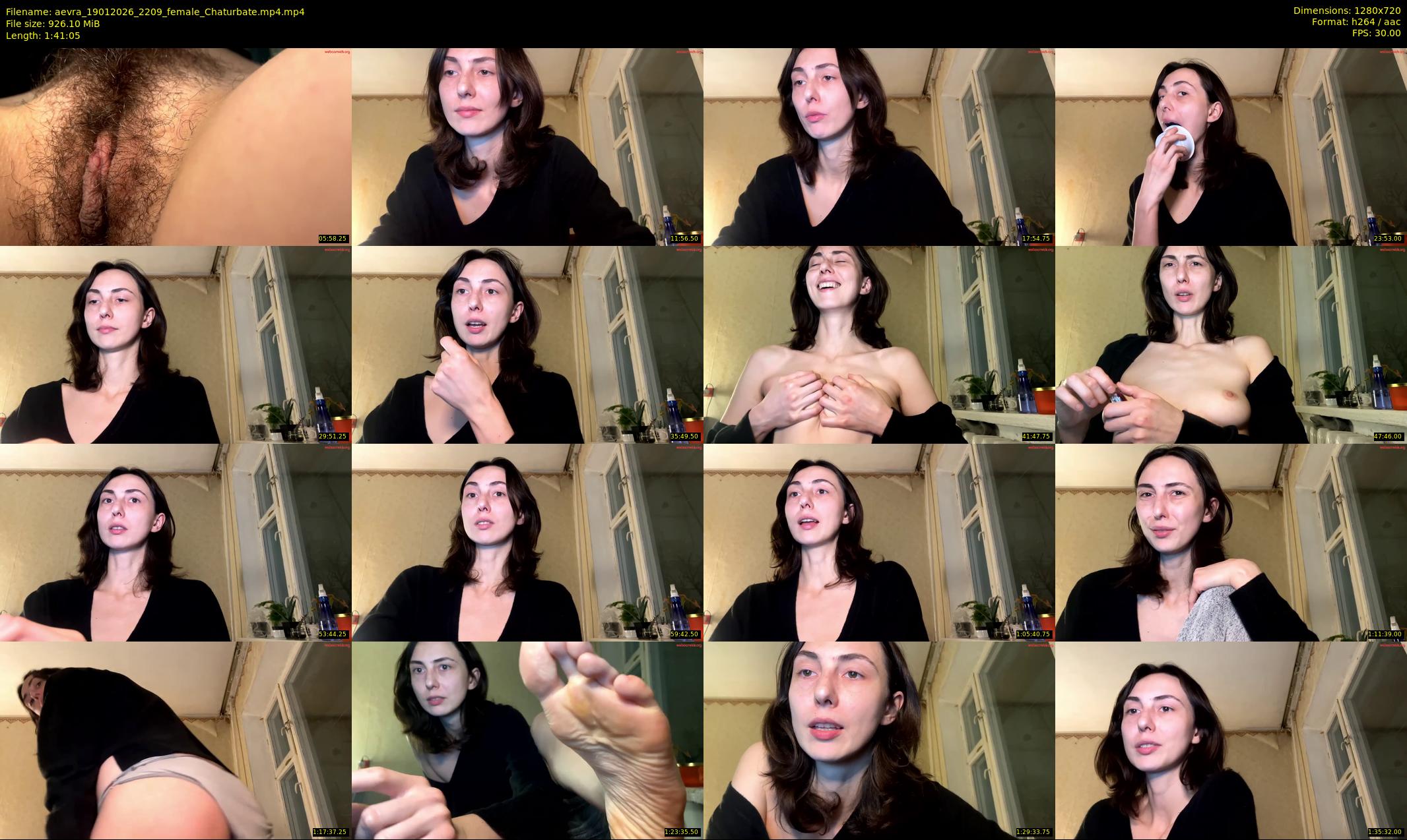 aevra — 102 minute Chaturbate female cam show recording, 720p, Jan 19, 2026